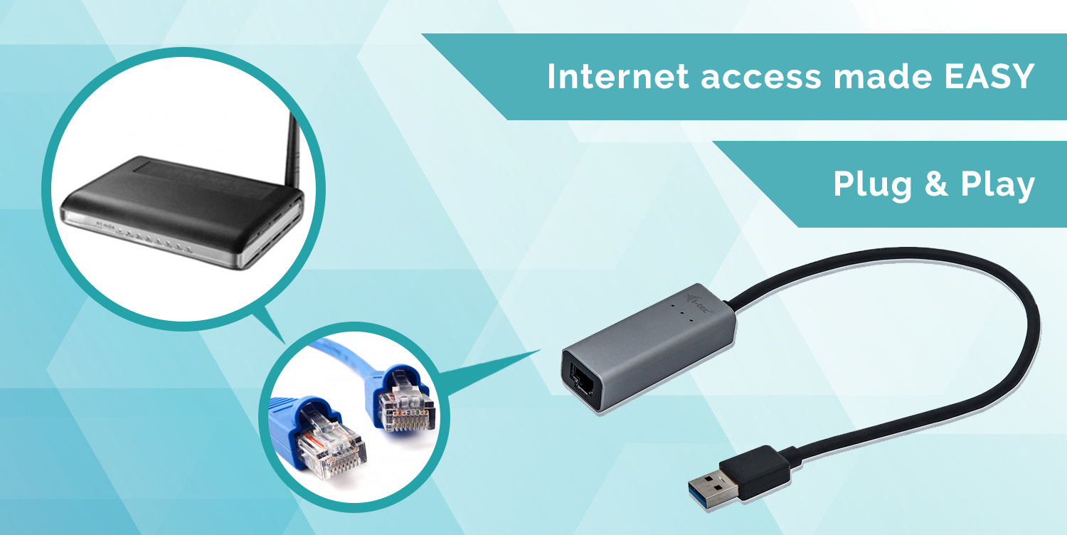 f.se i-tec Metal U3METALGLAN nätverkskort Ethernet 1000 Mbit/s i-tec U3METALGLAN 8595611701863 Nätverkskort Metal U3METAL