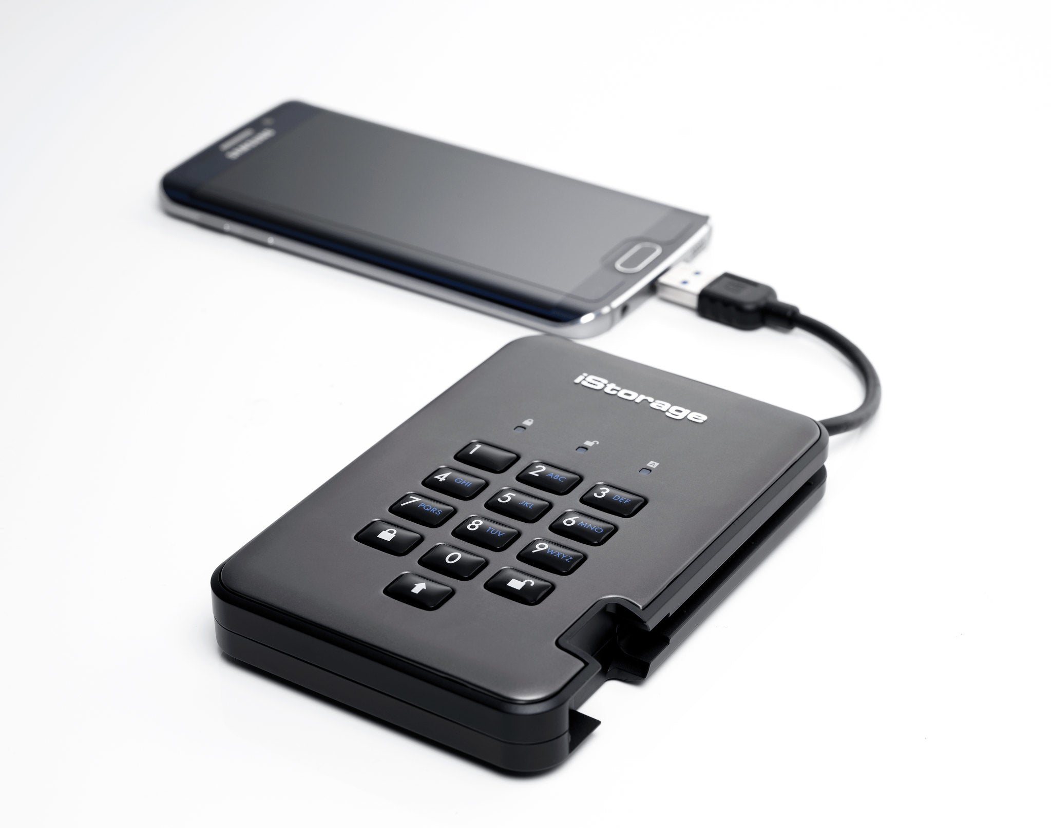 ctricalStuff.se iStorage diskAshur PRO2 externa hårddiskar 2 TB USB Type-A 3.2 Gen 1 (3.1 Gen 1) Svart iStorage IS-DAP2-25