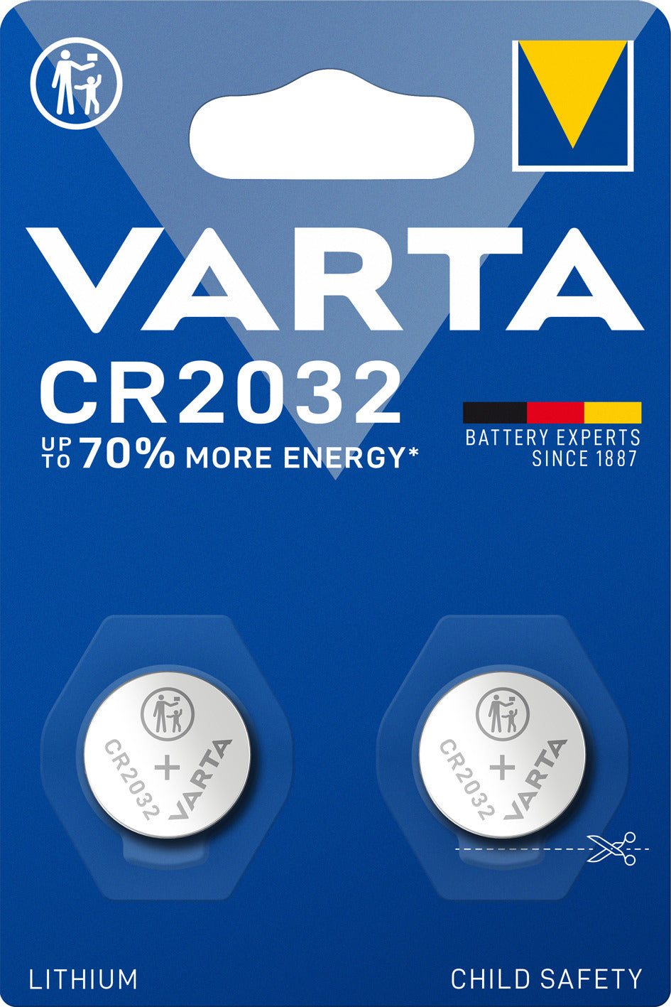 www.electricalstuff.se ElectricalStuff.se Varta 06032 Engångsbatteri CR2032 Litium Varta 06032 101 402 4008496746460|57150