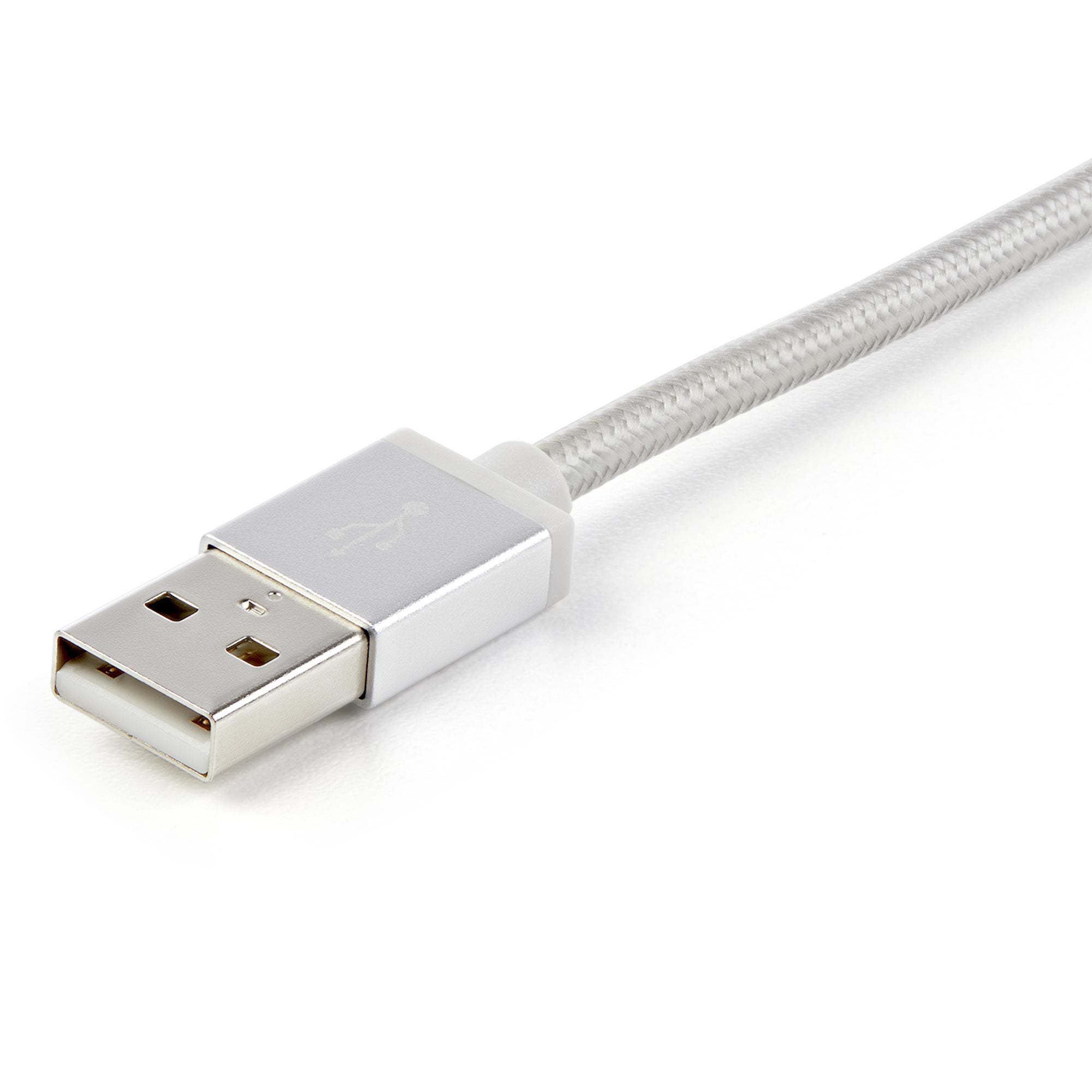 m StarTech.com LTCUB1MGR 0065030868365|065030868365 USB-Kablar USB-multi-laddningskabel - Lightning, USB-C, Micro-B - flät