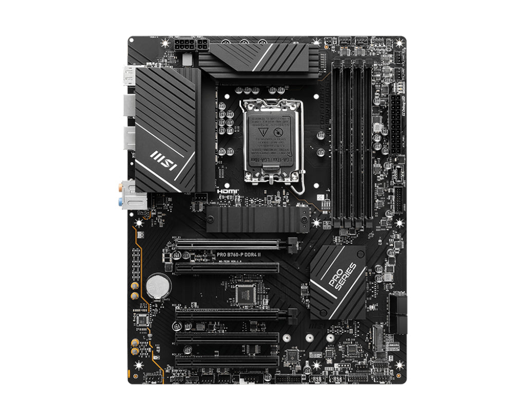4711377128889 Moderkort PRO B760-P DDR4 II www.electricalstuff.se ElectricalStuff.se MSI PRO B760-P DDR4 II moderkort I