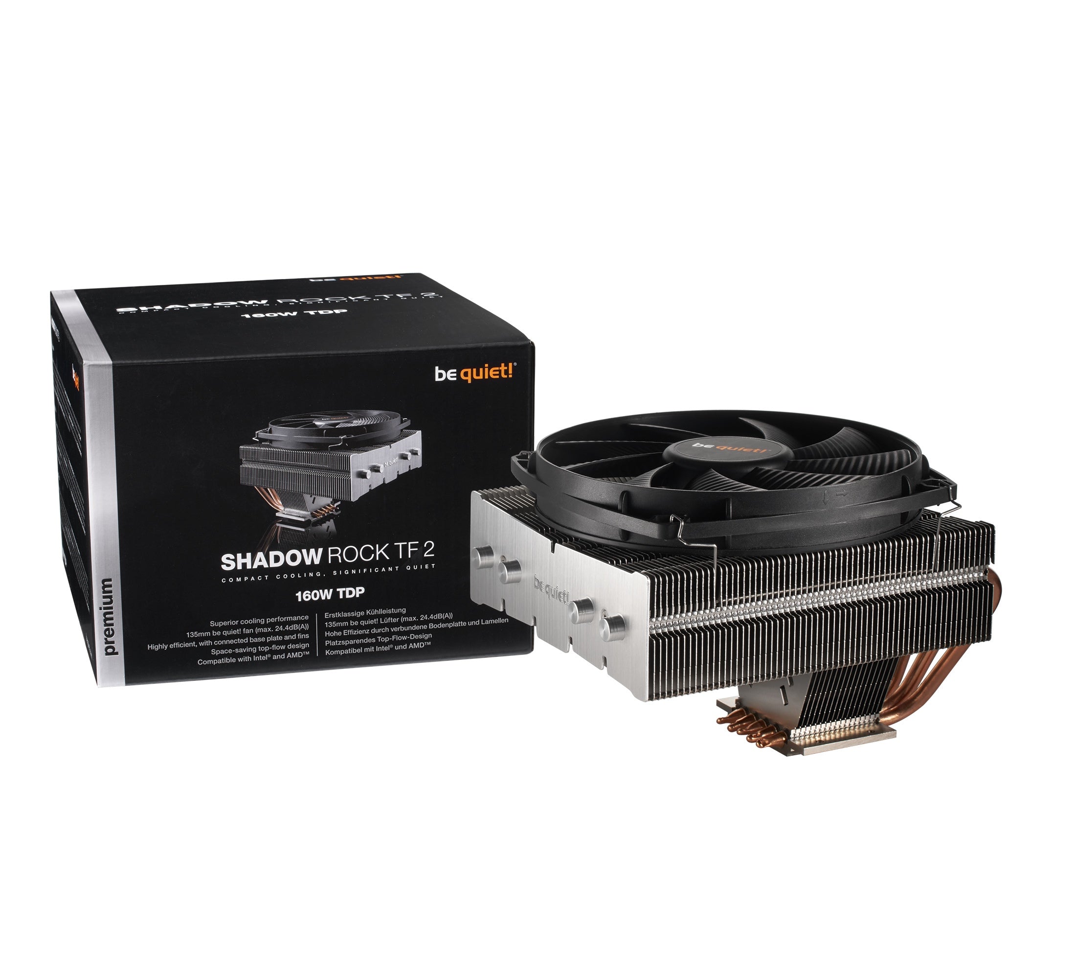 be quiet! BK003 4260052185391 Kylsystem för Datorer Shadow Rock TF 2 www.electricalstuff.se ElectricalStuff.se be quiet