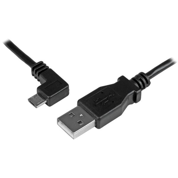 www.electricalstuff.se ElectricalStuff.se StarTech.com Micro USB-kabel för laddning och synkning M/M - vänstervinklad Micr