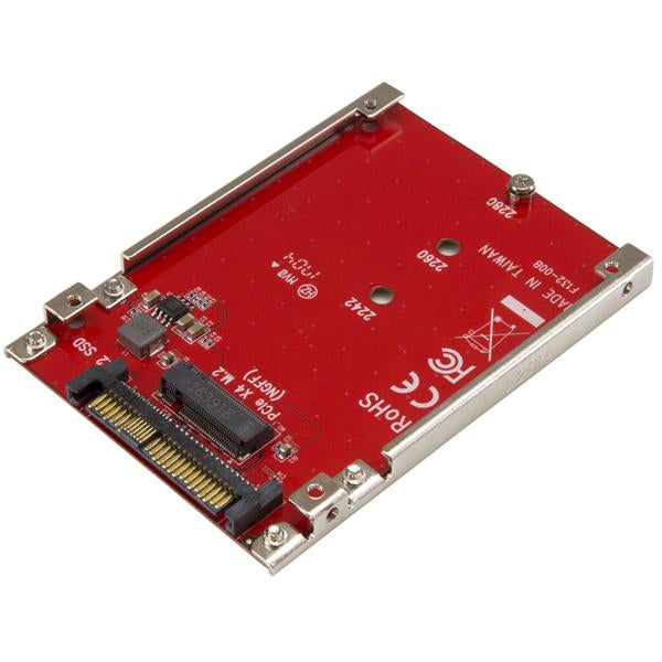 www.electricalstuff.se ElectricalStuff.se StarTech.com M.2 enhet till U.2 (SFF-8639) värdadapter för M.2 PCIe NVMe SSD-enh