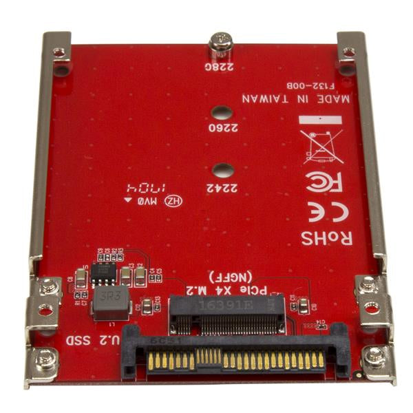 l U.2 (SFF-8639) värdadapter för M.2 PCIe NVMe SSD-enheter StarTech.com U2M2E125 0065030872461|065030872461|0190198467461|19