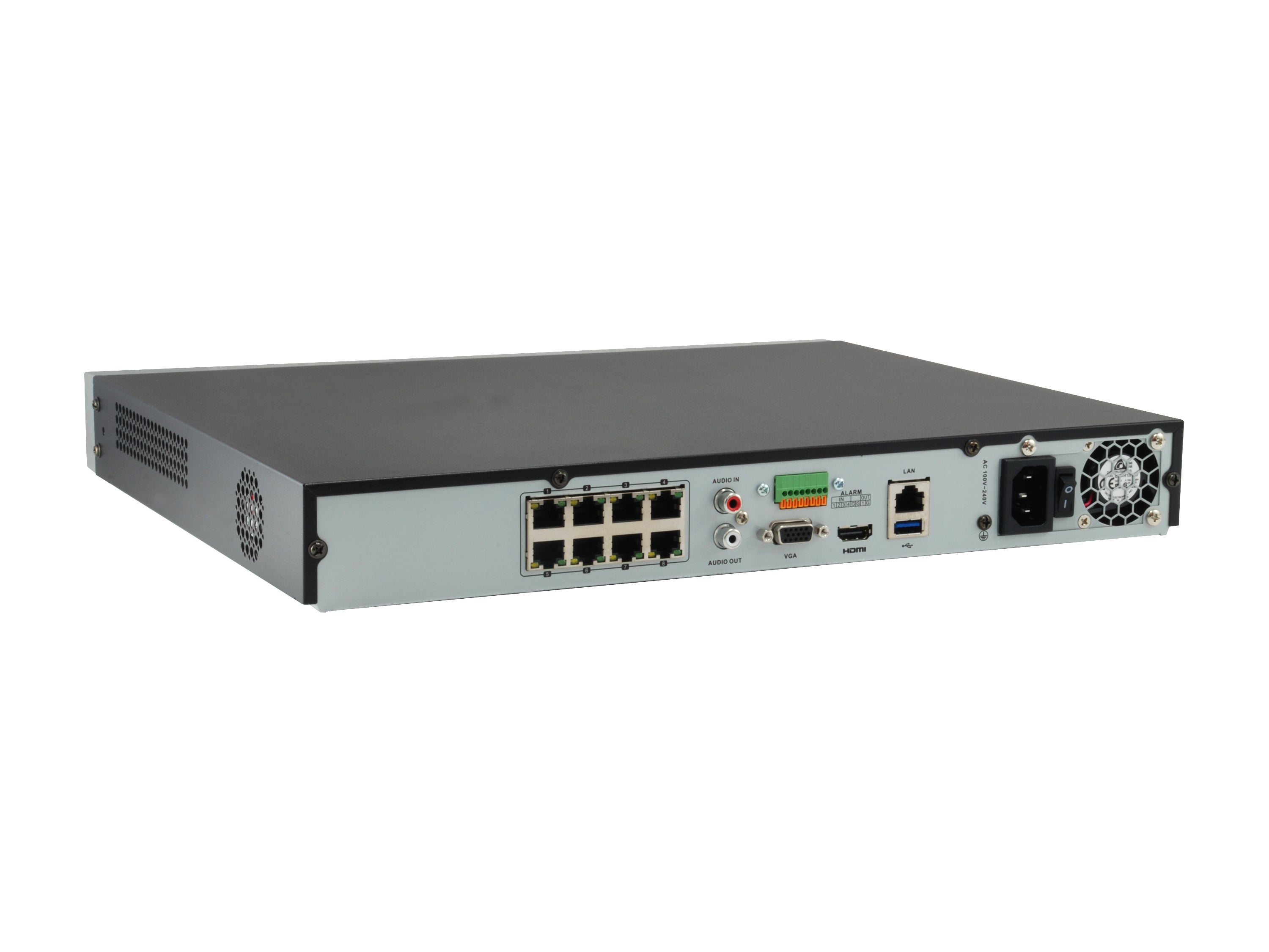 7202272 Nätverksvideobandspelare (NVR) NVR-0508 www.electricalstuff.se ElectricalStuff.se LevelOne NVR-0508 nätverksvide