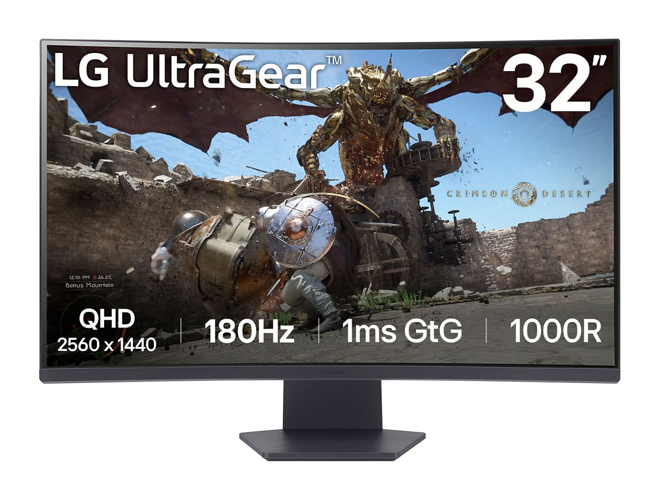 www.electricalstuff.se ElectricalStuff.se LG 32GS60QC-B platta pc-skärmar 80 cm (31.5") 2560 x 1440 pixlar Quad HD LCD Sva