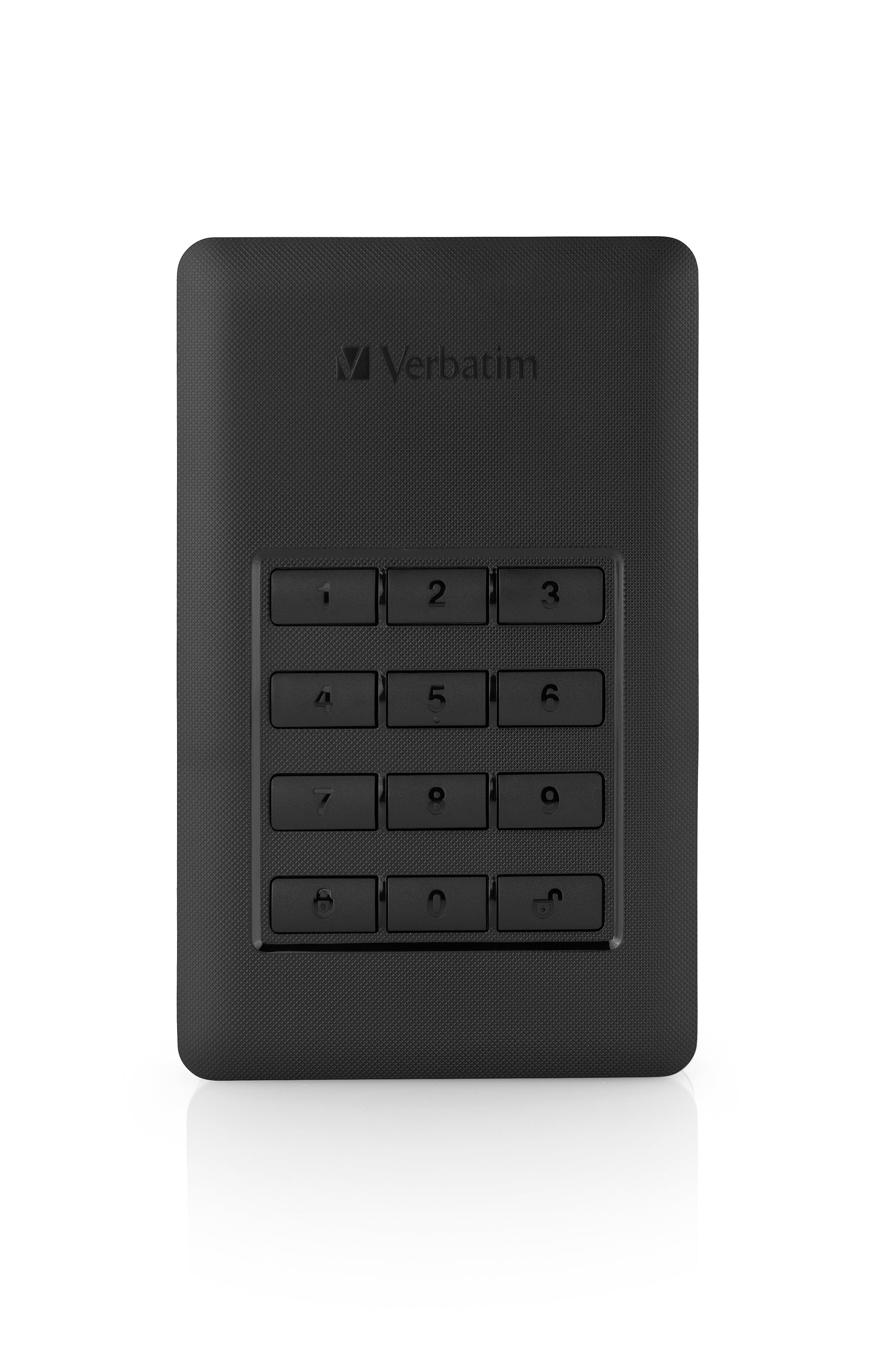 www.electricalstuff.se ElectricalStuff.se Verbatim Store'n'Go externa hårddiskar 1 TB USB Type-C Svart, Silver Verbatim 53
