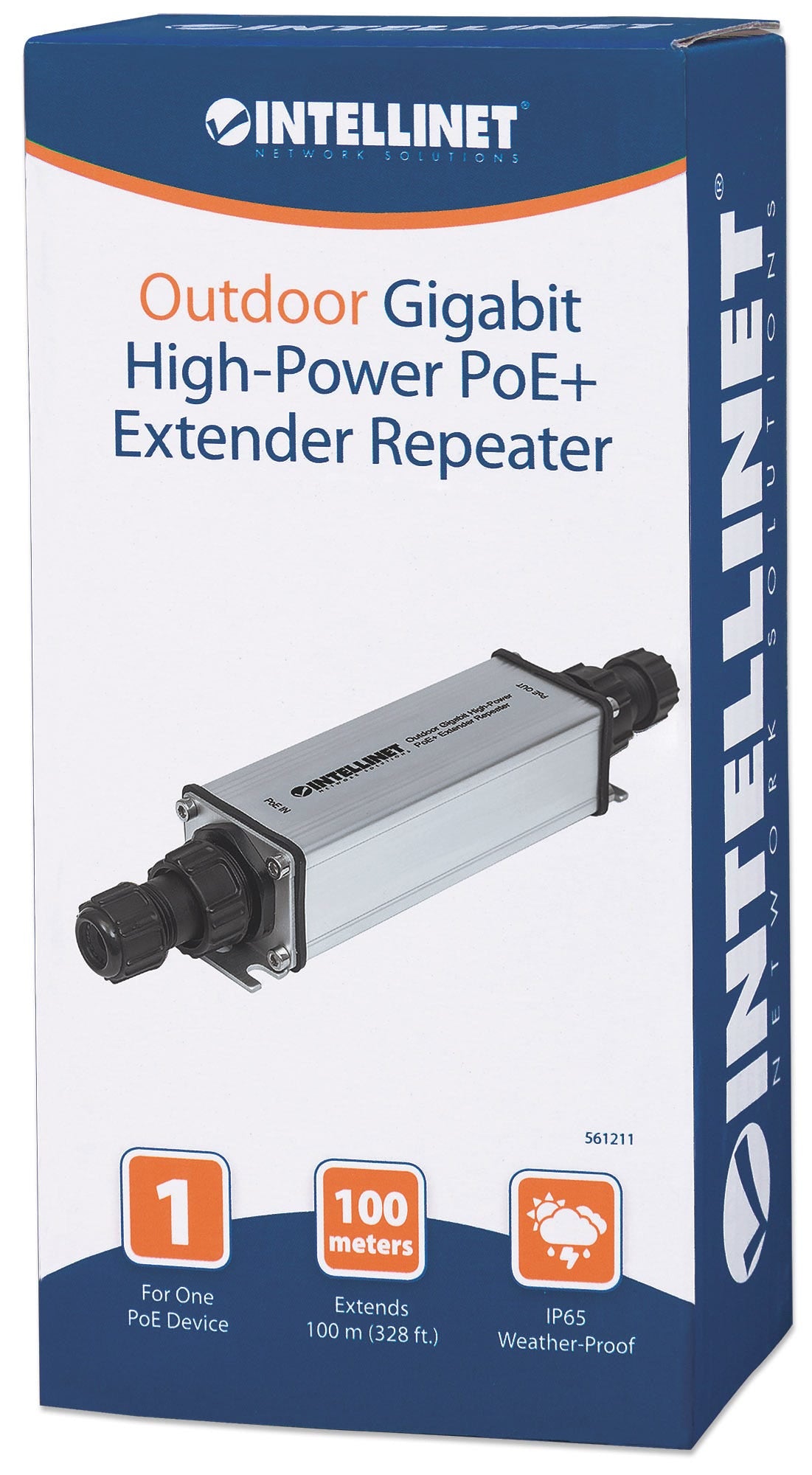 tuff.se ElectricalStuff.se Intellinet 561211 PoE-adapters Intellinet 561211 0766623561211|766623561211 PoE-Adapters 5612