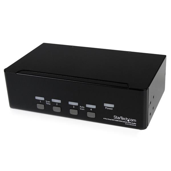 www.electricalstuff.se ElectricalStuff.se StarTech.com SV431DD2DUA KVM-switchar Svart StarTech.com SV431DD2DUA 00650308356