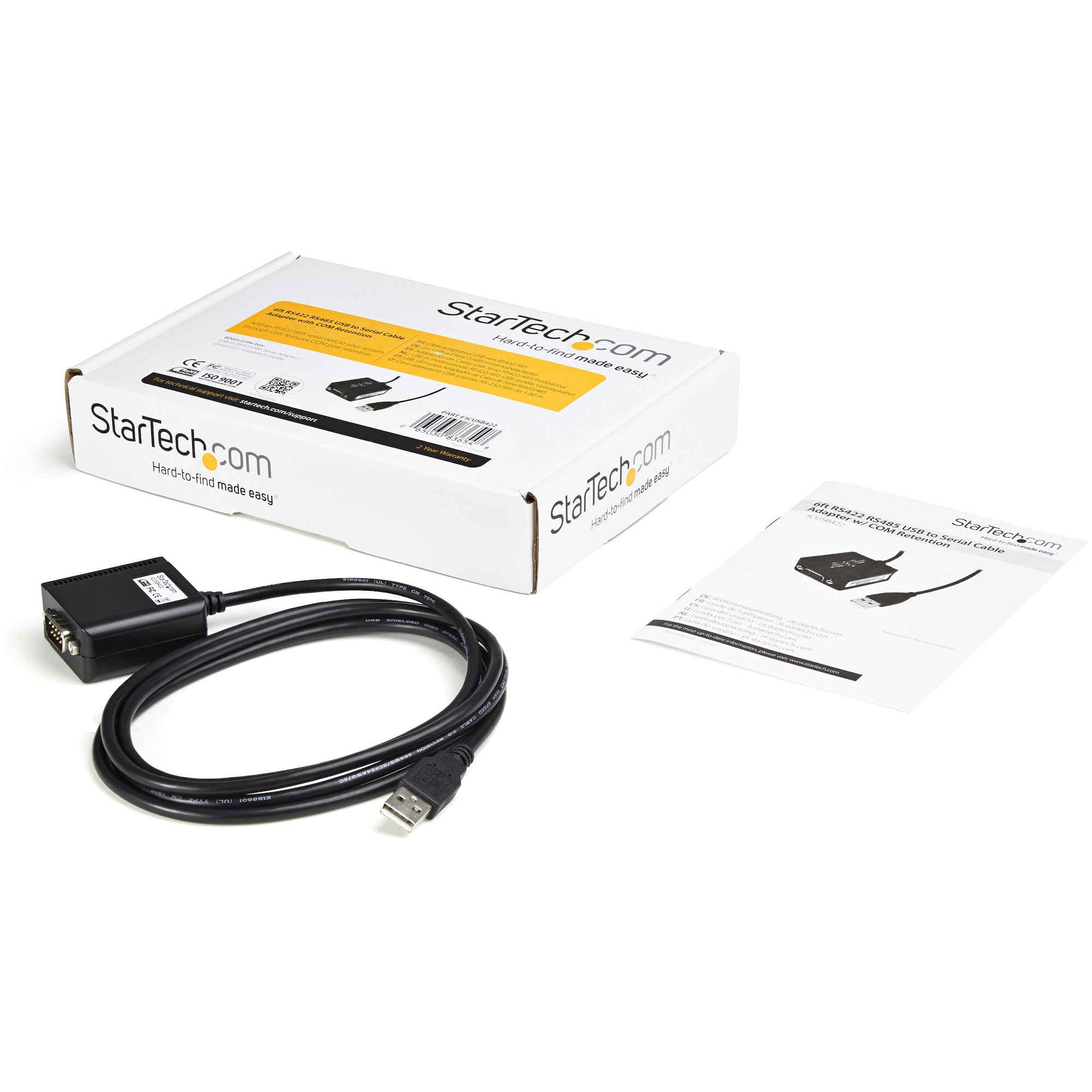 6548|0012302542249|012302542249 Kabelomvandlare (Hane/Hona) ICUSB422 www.electricalstuff.se ElectricalStuff.se StarTech.