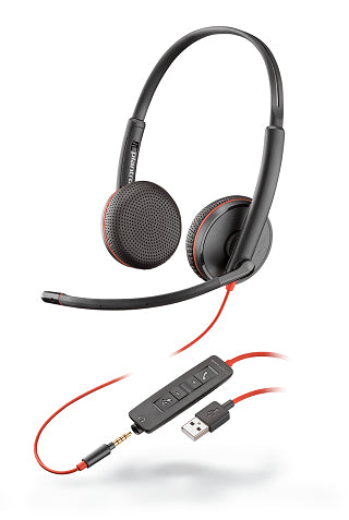 www.electricalstuff.se ElectricalStuff.se POLY Blackwire 3225 Headset Kabel Huvudband Samtal/musik USB Type-A Svart POLY 2