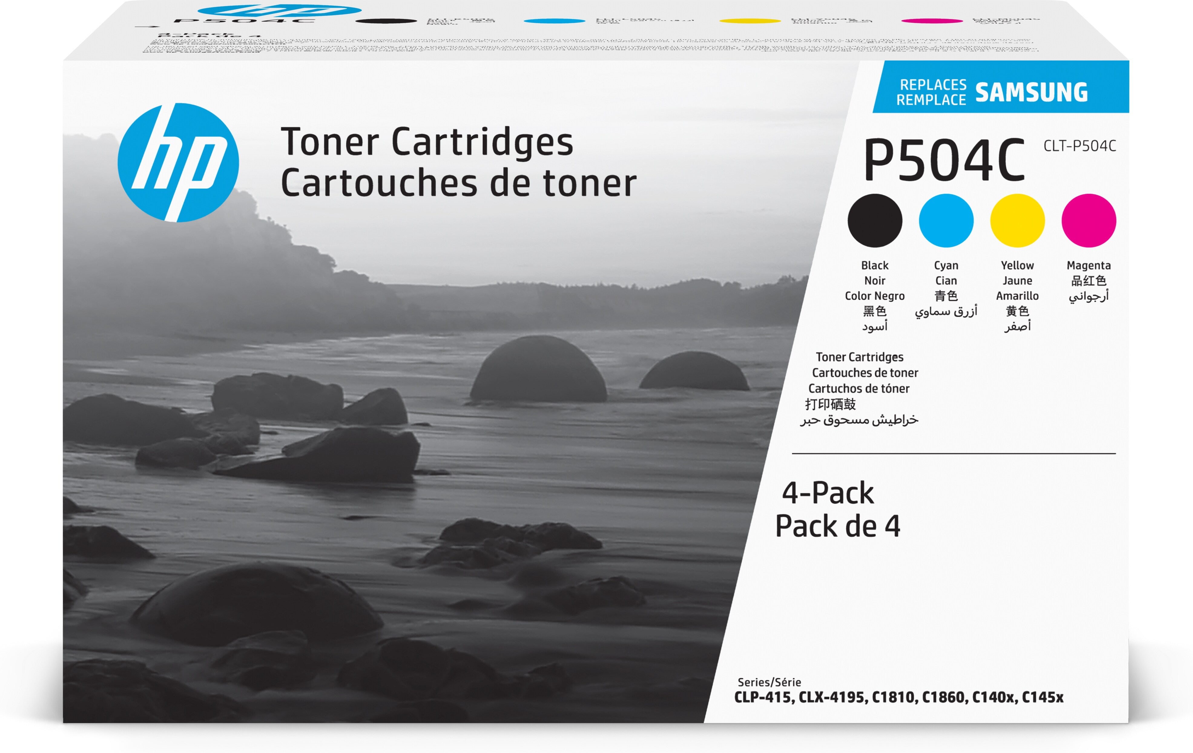 www.electricalstuff.se ElectricalStuff.se Samsung CLT-P504C 4-pack cyan/magenta/gul/svart originaltonerkassett HP SU400A 0