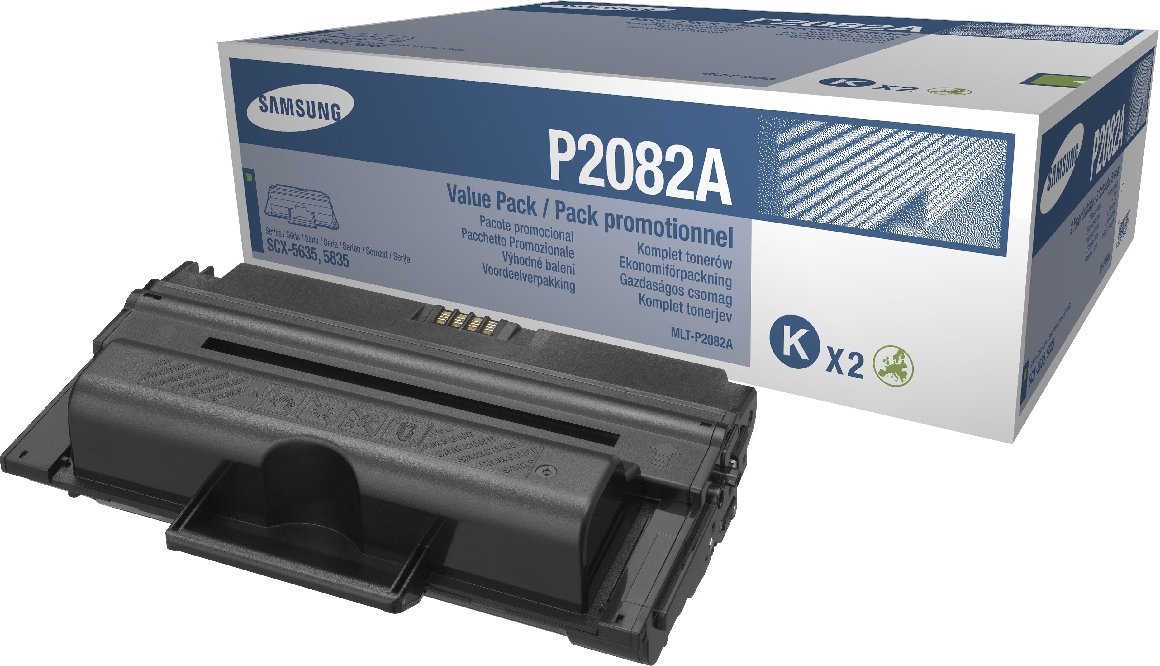 www.electricalstuff.se ElectricalStuff.se Samsung MLT-P2082A, 2-pack svarta tonerkassetter HP SV127A 0191628484317|1916284