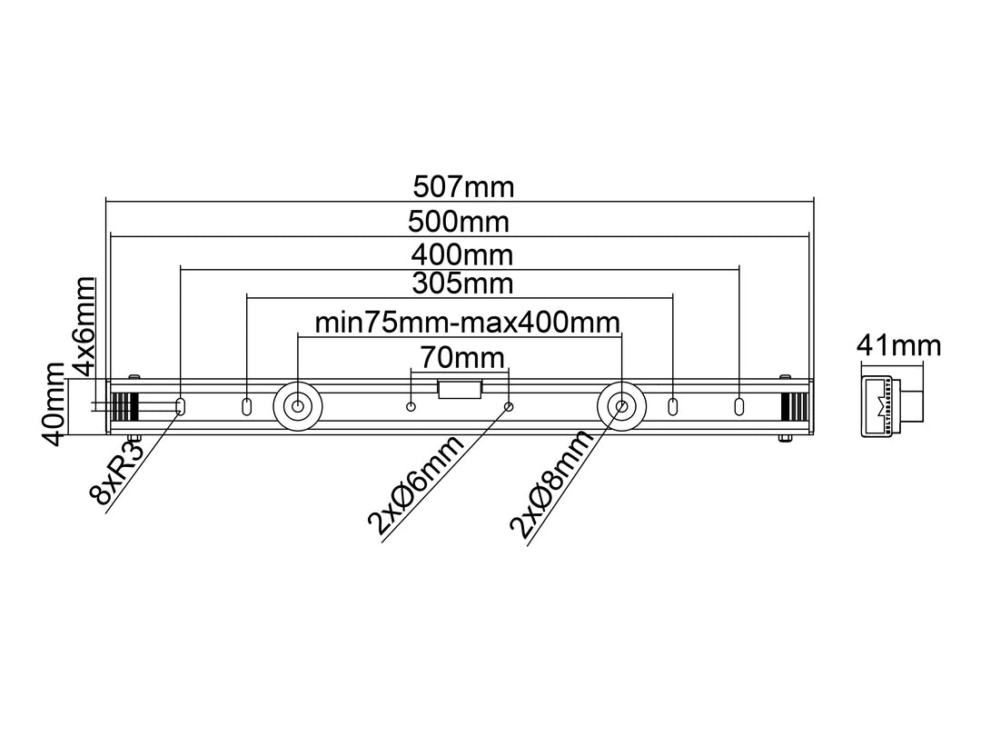 tibrackets 0984 tv-fäste 165,1 cm (65") Svart Multibrackets 0984 7350022730984 TV-fästen 0984 www.electricalstuff.se Elect