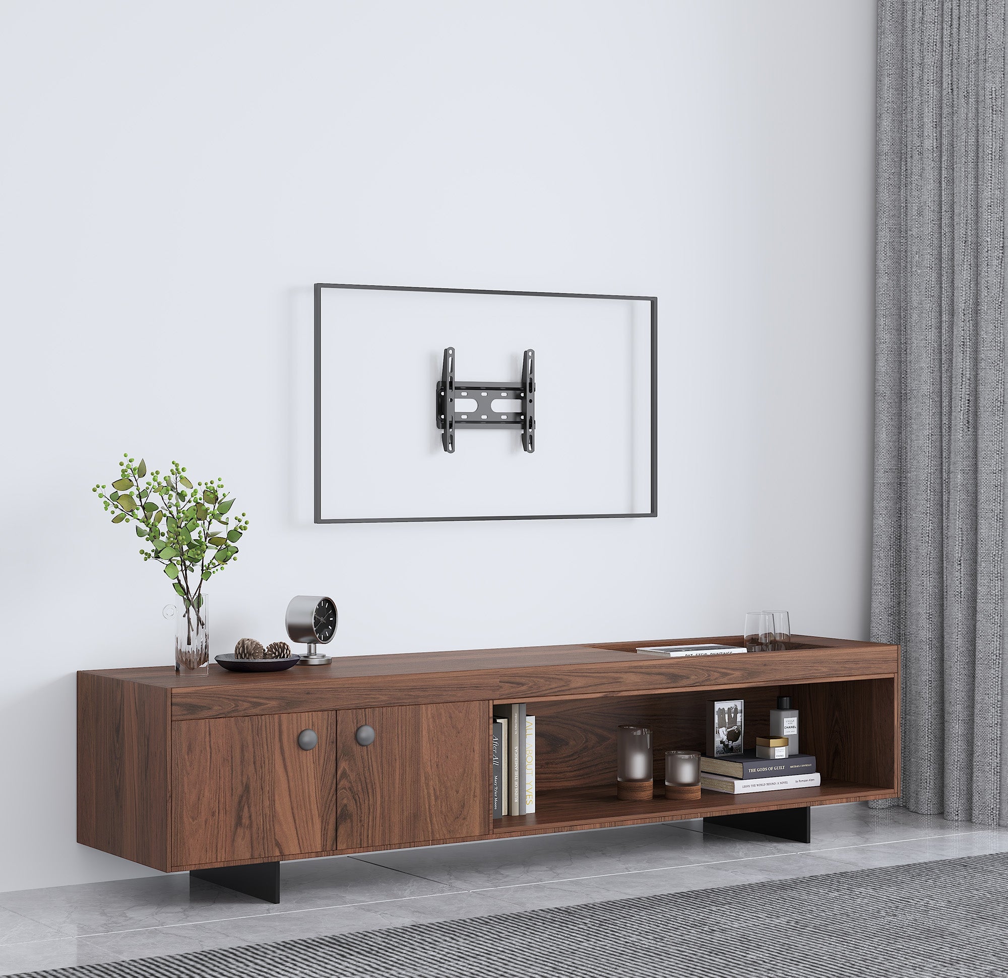 Stuff.se Manhattan 462259 tv-fäste 109,2 cm (43") Svart Manhattan 462259 0766623462259|766623462259 TV-fästen 462259 www