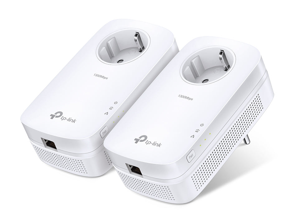 www.electricalstuff.se ElectricalStuff.se TP-Link TL-PA8010P KIT PowerLine-nätverksadapter 1300 Mbit/s Nätverksansluten (E