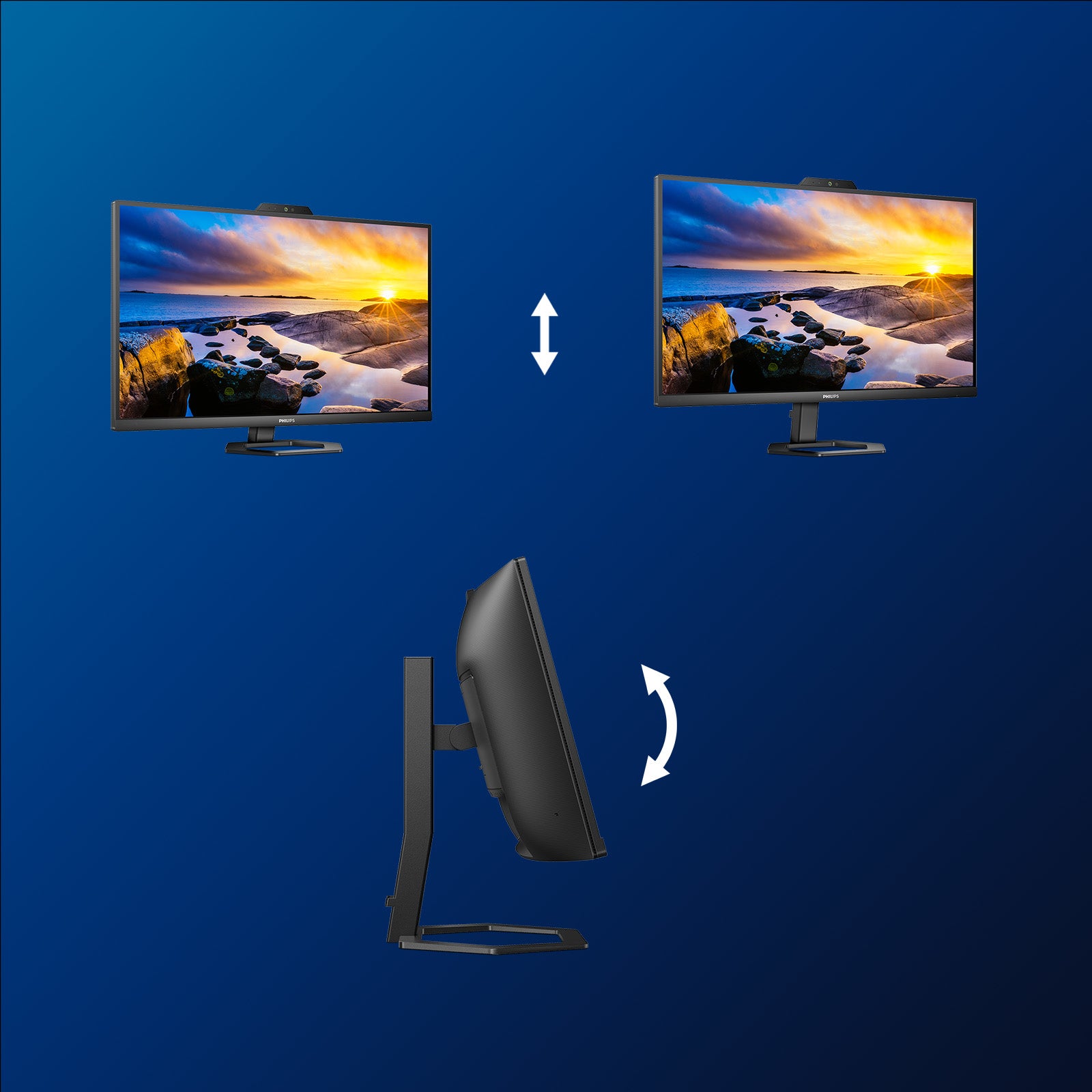 ElectricalStuff.se Philips 5000 series 34E1C5600HE/00 LED display 86,4 cm (34") 3440 x 1440 pixlar 4K Ultra HD Svart Phil