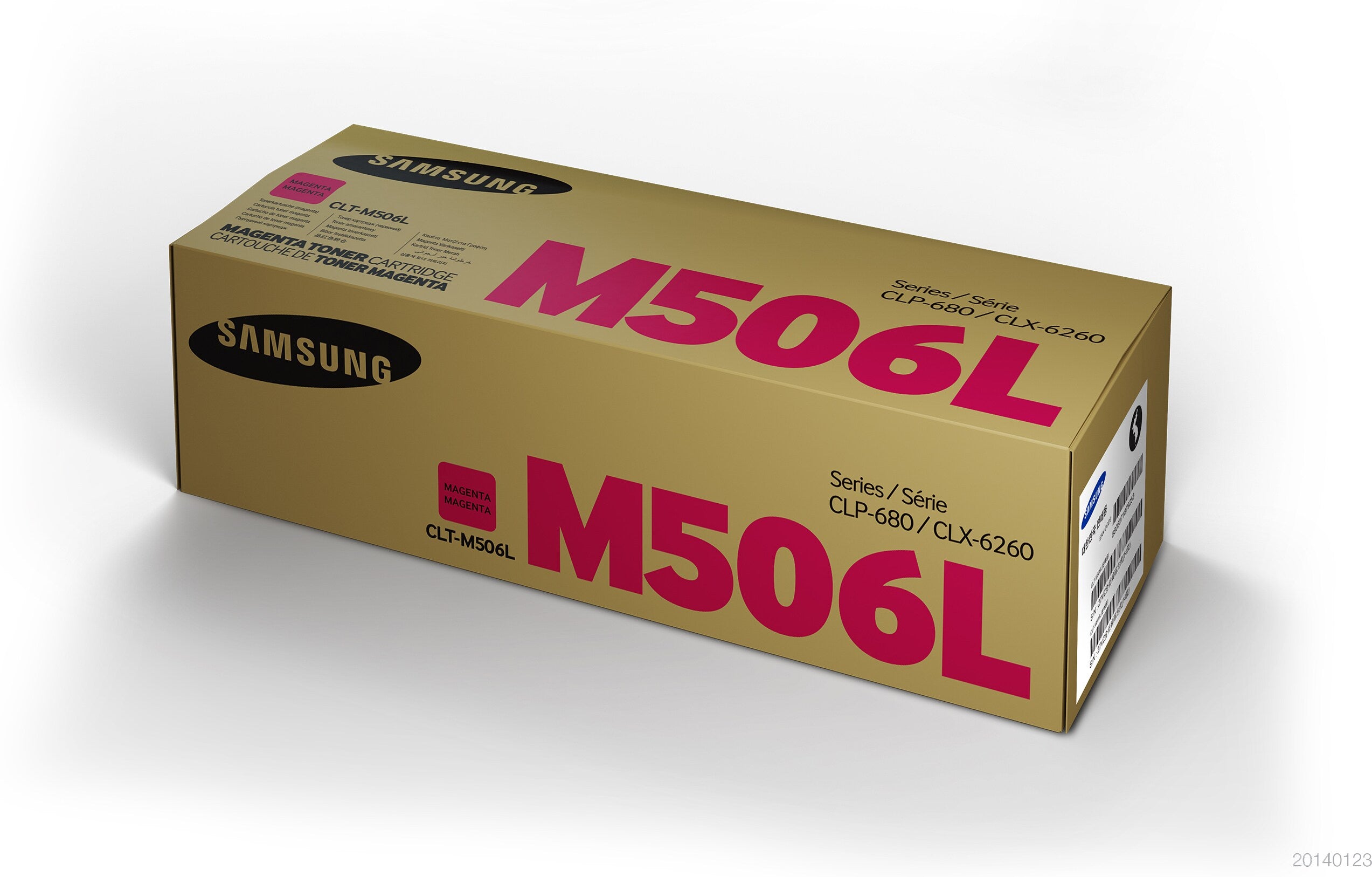 628429189|191628429189|0191628426256|191628426256 Tonerkassetter Samsung CLT-M506L magenta originaltonerkassett med hög kap