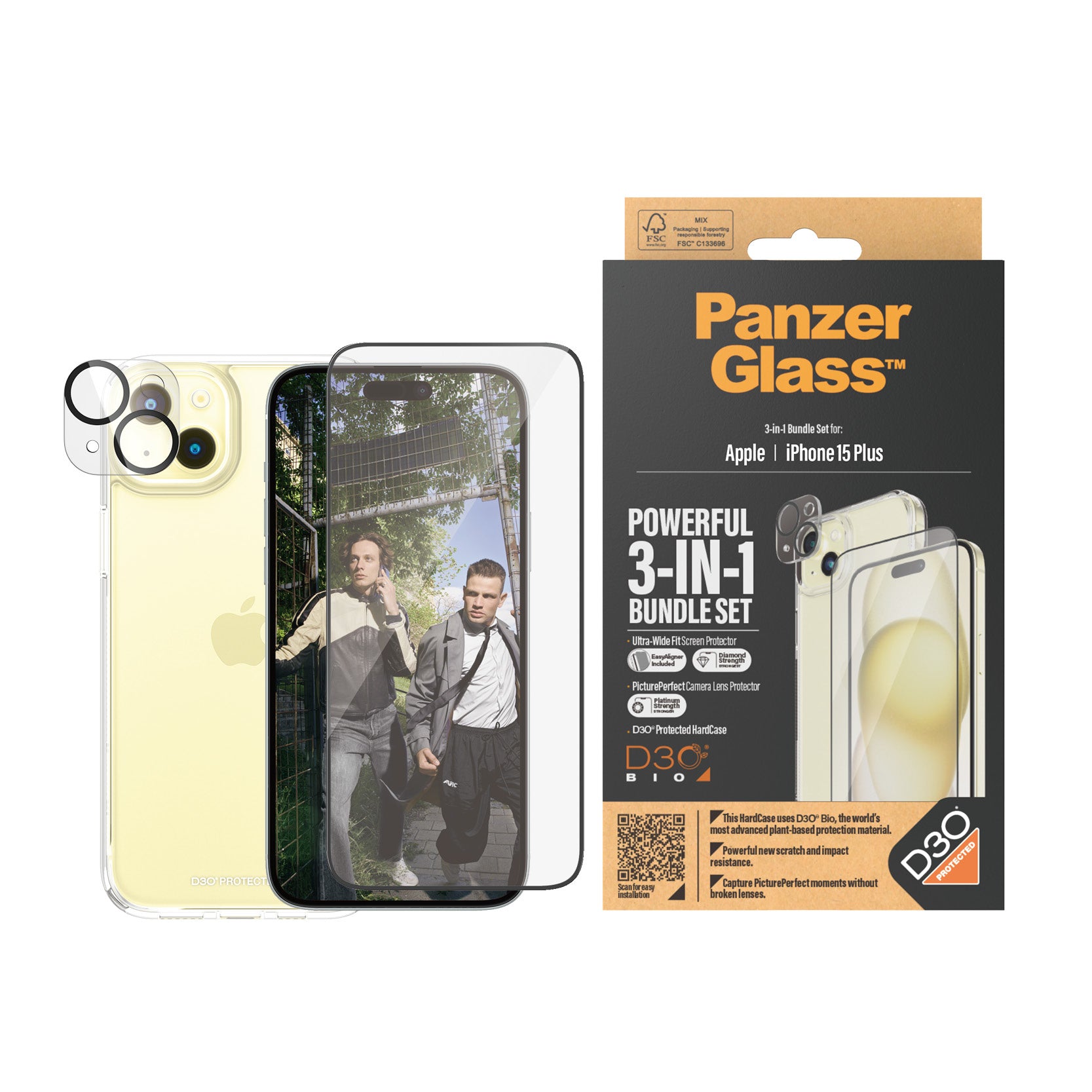 skärmskydd Apple 1 styck PanzerGlass B1174+2811 5711724211744 Skärm- och Baksidesskydd till Mobiltelefoner B1174+2811 www