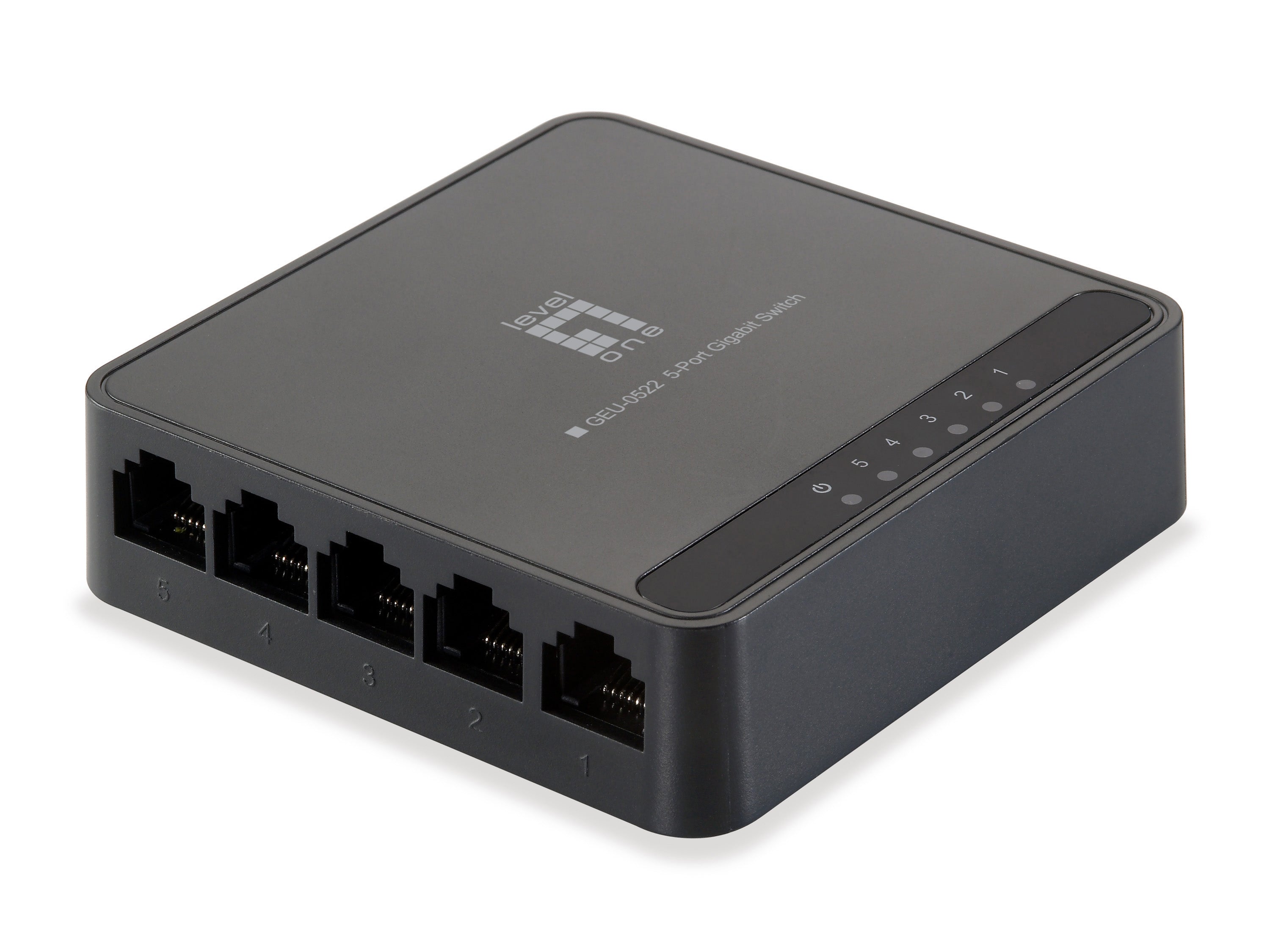 www.electricalstuff.se ElectricalStuff.se LevelOne GEU-0522 nätverksswitchar Gigabit Ethernet (10/100/1000) Svart LevelOne