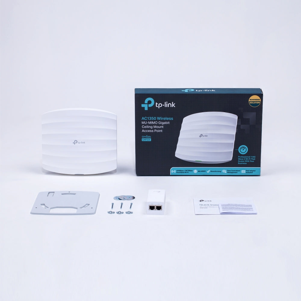 t (PoE) stöd TP-Link EAP225 6935364096915 Access-Punkter För Trådlösa Nätverk Omada EAP225 www.electricalstuff.se Electrica