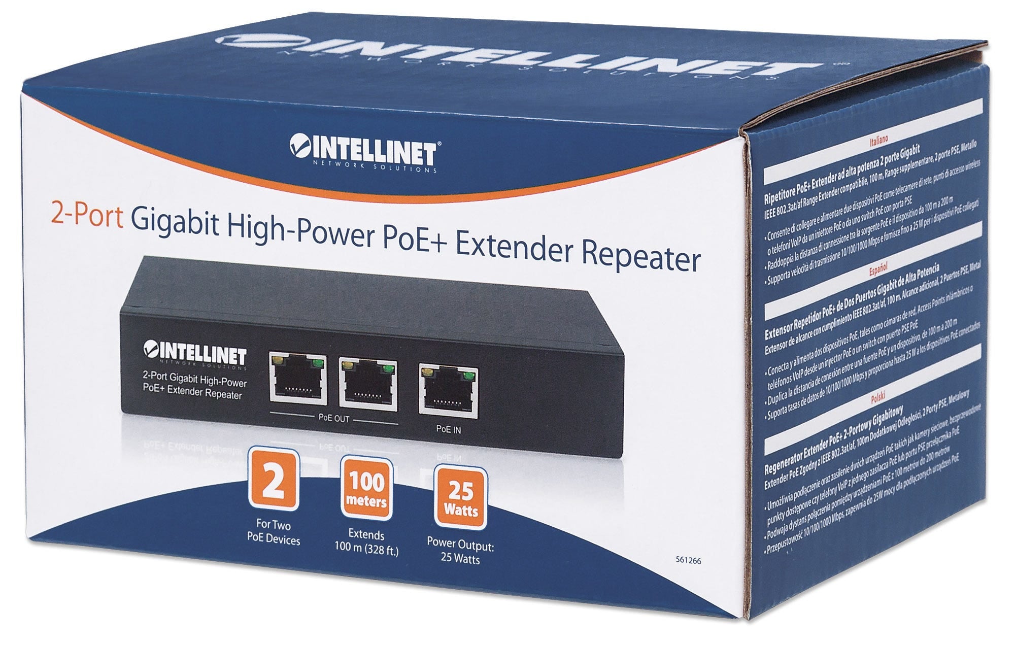.se ElectricalStuff.se Intellinet 561266 nätverksswitchar Ohanterad Gigabit Ethernet (10/100/1000) Strömförsörjning via Et
