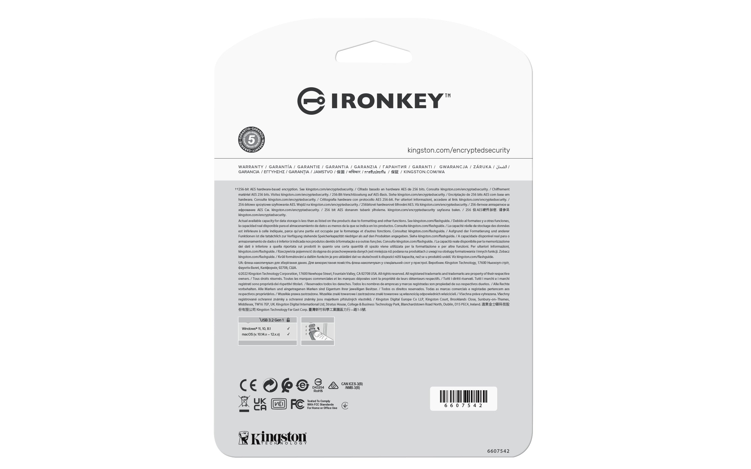 lectricalstuff.se ElectricalStuff.se Kingston Technology IronKey Vault Privacy 50 USB-sticka 16 GB USB Type-A 3.2 Gen 1 (3