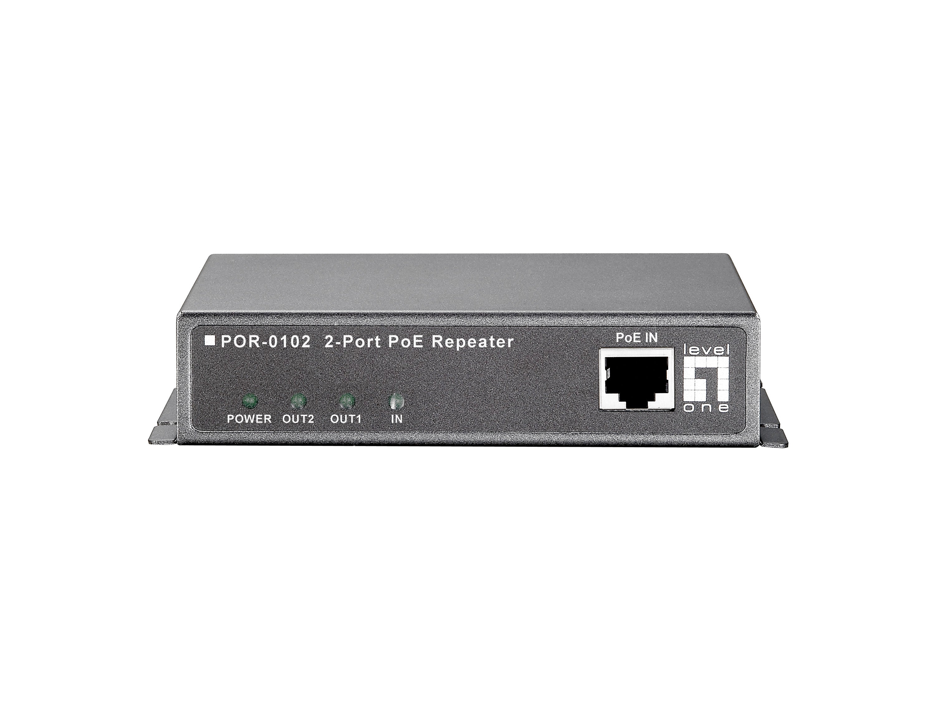 Nätverksrepeater Svart LevelOne POR-0102 4015867149355 Nätverksförlängare POR-0102 www.electricalstuff.se ElectricalStuff.