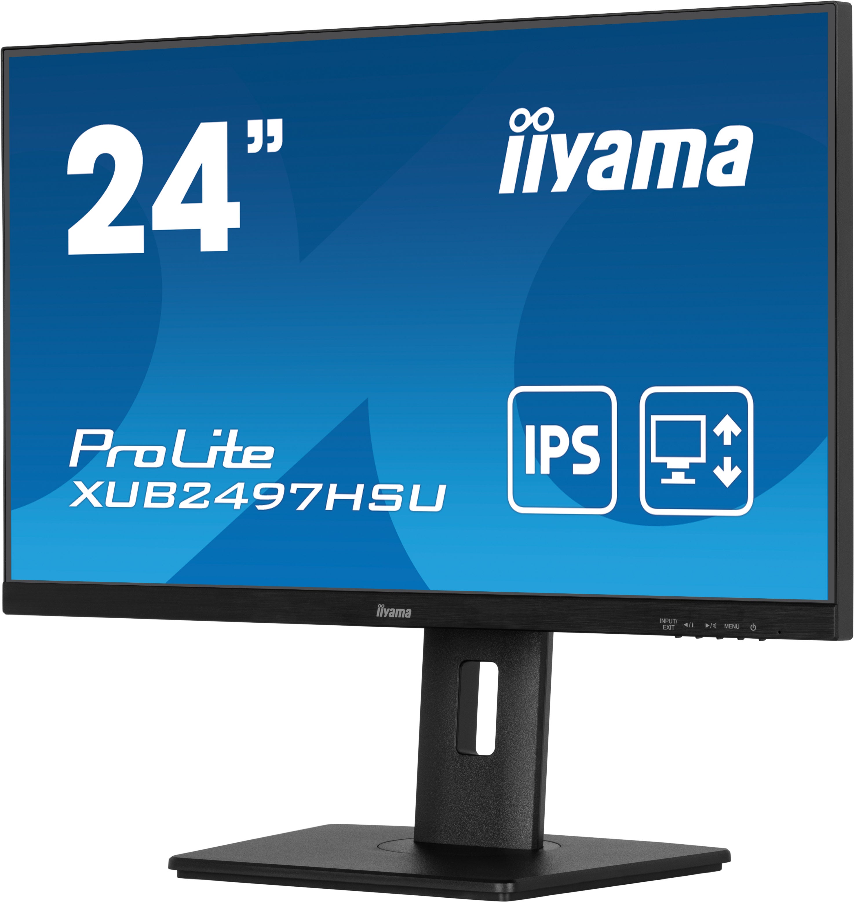 ,5 cm (23.8") 1920 x 1080 pixlar Full HD LED Svart iiyama XUB2497HSU-B2 4948570125050 Platta Pc-Skärmar XUB2497HSU-B2 www.