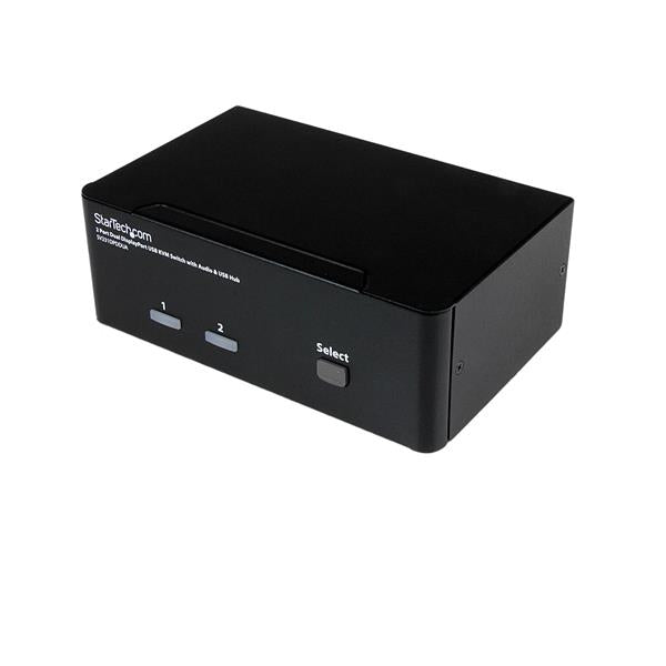 www.electricalstuff.se ElectricalStuff.se StarTech.com Dubbel USB DisplayPort KVM-switch med 2 portar, audio & USB 2.0-hub