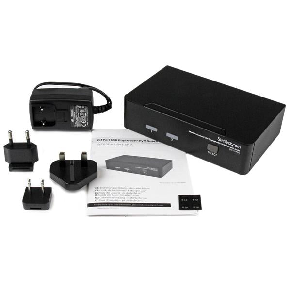 tch med 2 portar och audio StarTech.com SV231DPUA 0065030839952|065030839952|0763615990349|763615990349 KVM-Switchar Profe
