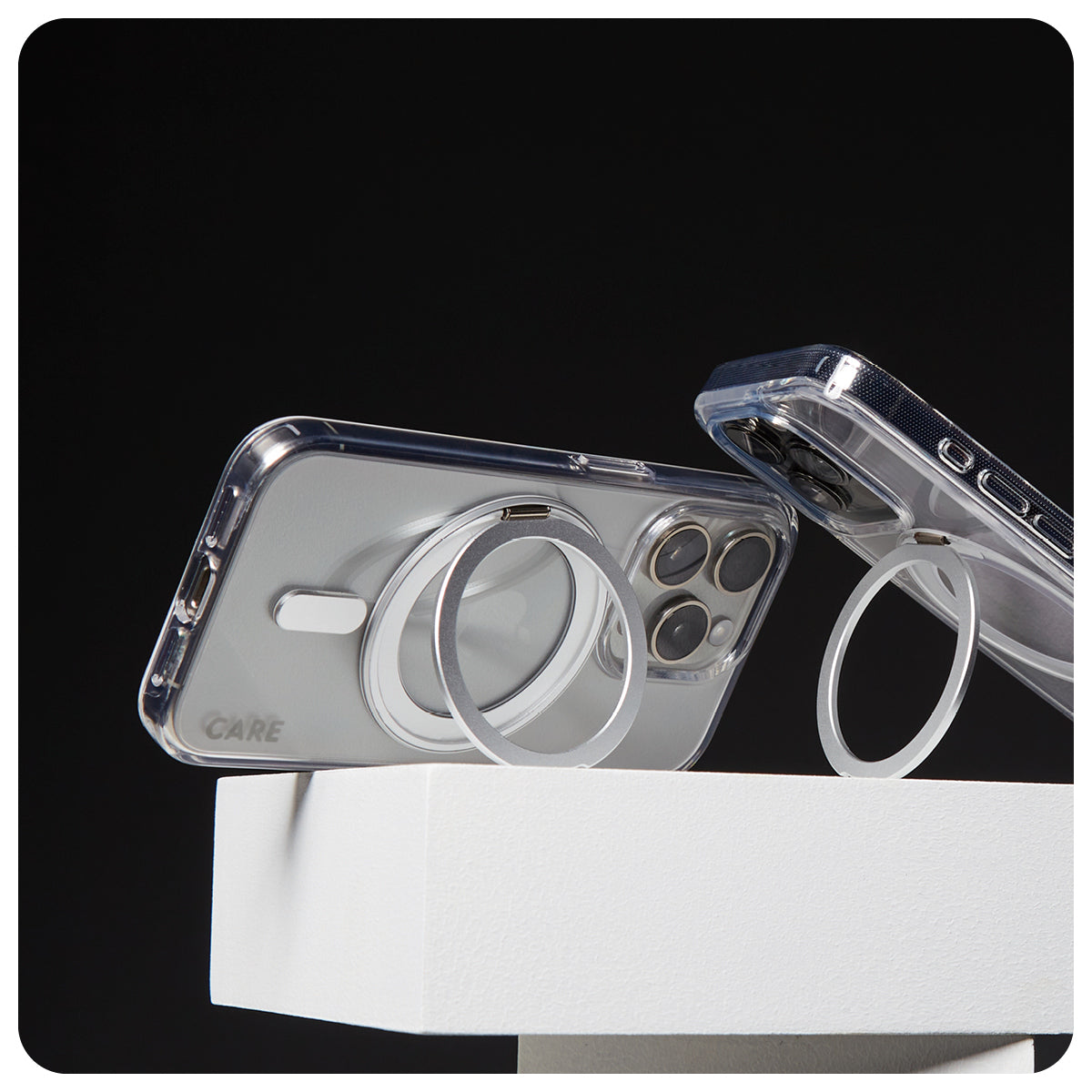 lass CARE by PG SLV Kick/MagS iPhone16 6.7 mobiltelefonfodral Omslag Transparent PanzerGlass 1327 5715685003899 Mobiltelefon