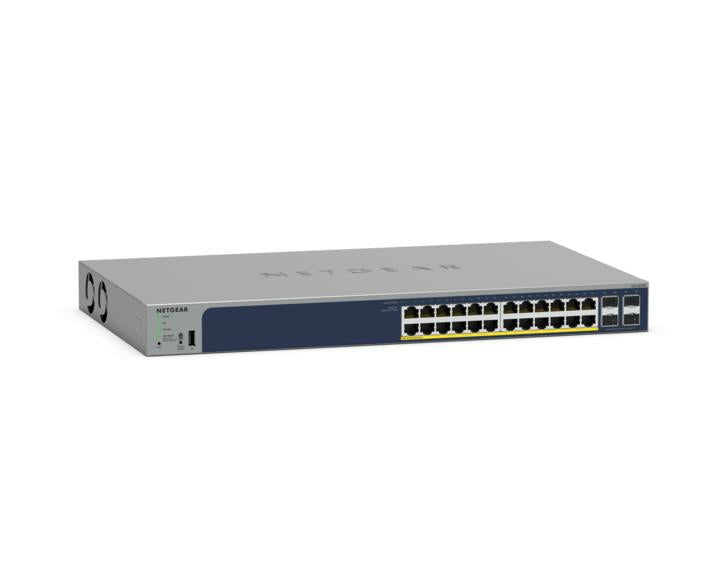 lstuff.se ElectricalStuff.se NETGEAR GS728TPP hanterad L2/L3/L4 Gigabit Ethernet (10/100/1000) Strömförsörjning via Ethern