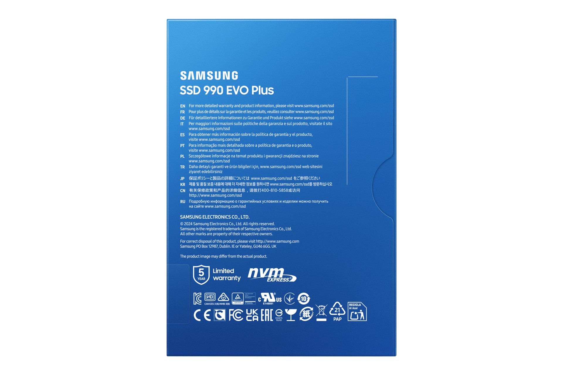 MZ-V9S4T0 4 TB M.2 PCI Express 4.0 NVMe V-NAND TLC Samsung MZ-V9S4T0BW 0887276843698|887276843698|8806095575667 SSD-Hårddisk