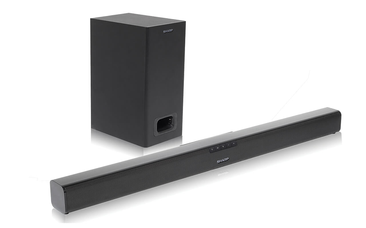 t 2.1 kanaler 180 W Sharp HT-SBW110 4974019952628 Soundbar-Högtalare HT-SBW110 www.electricalstuff.se ElectricalStuff.se