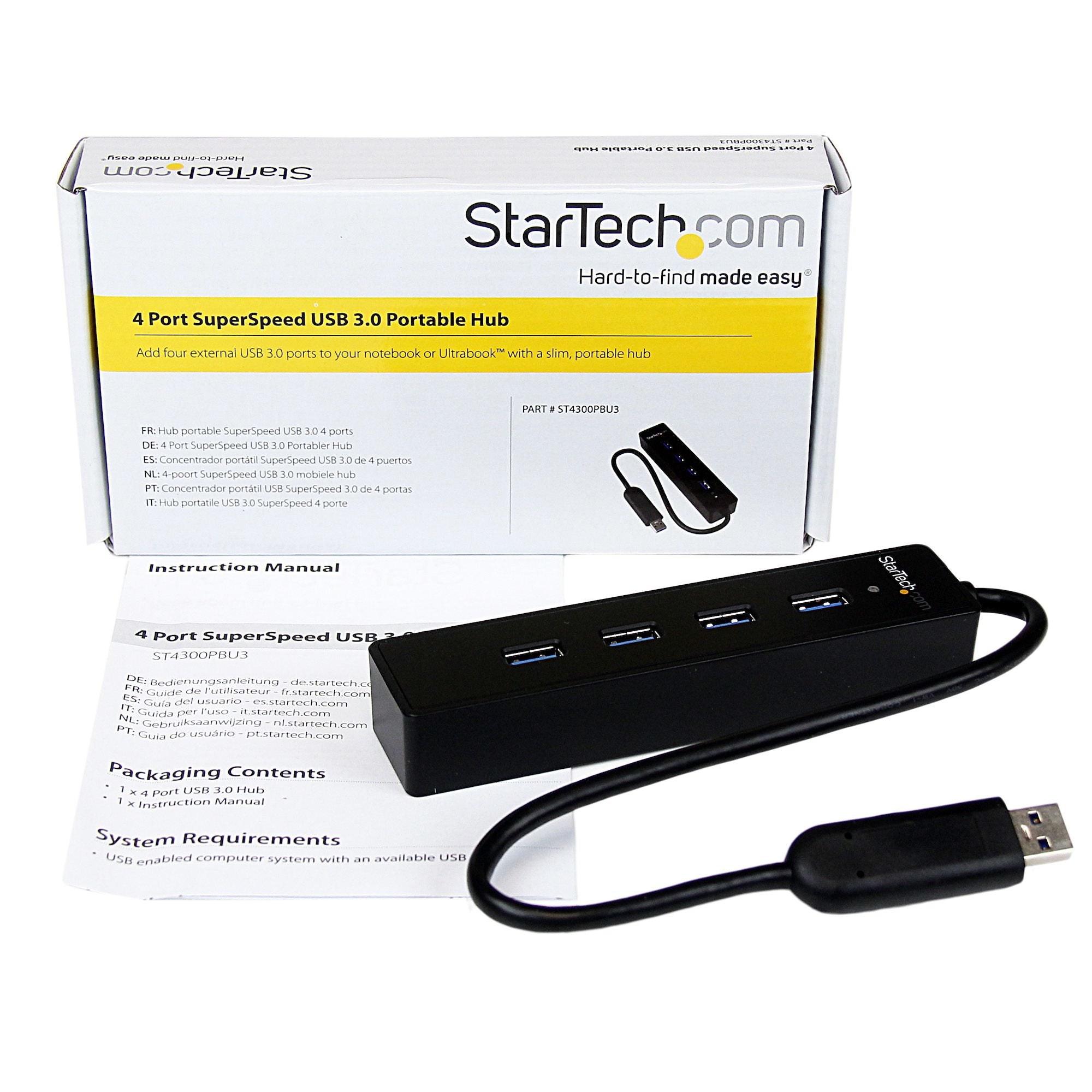 tarTech.com ST4300PBU3 0065030851084|065030851084|6136005287659 Gränssnittshubbar ST4300PBU3 www.electricalstuff.se Electr