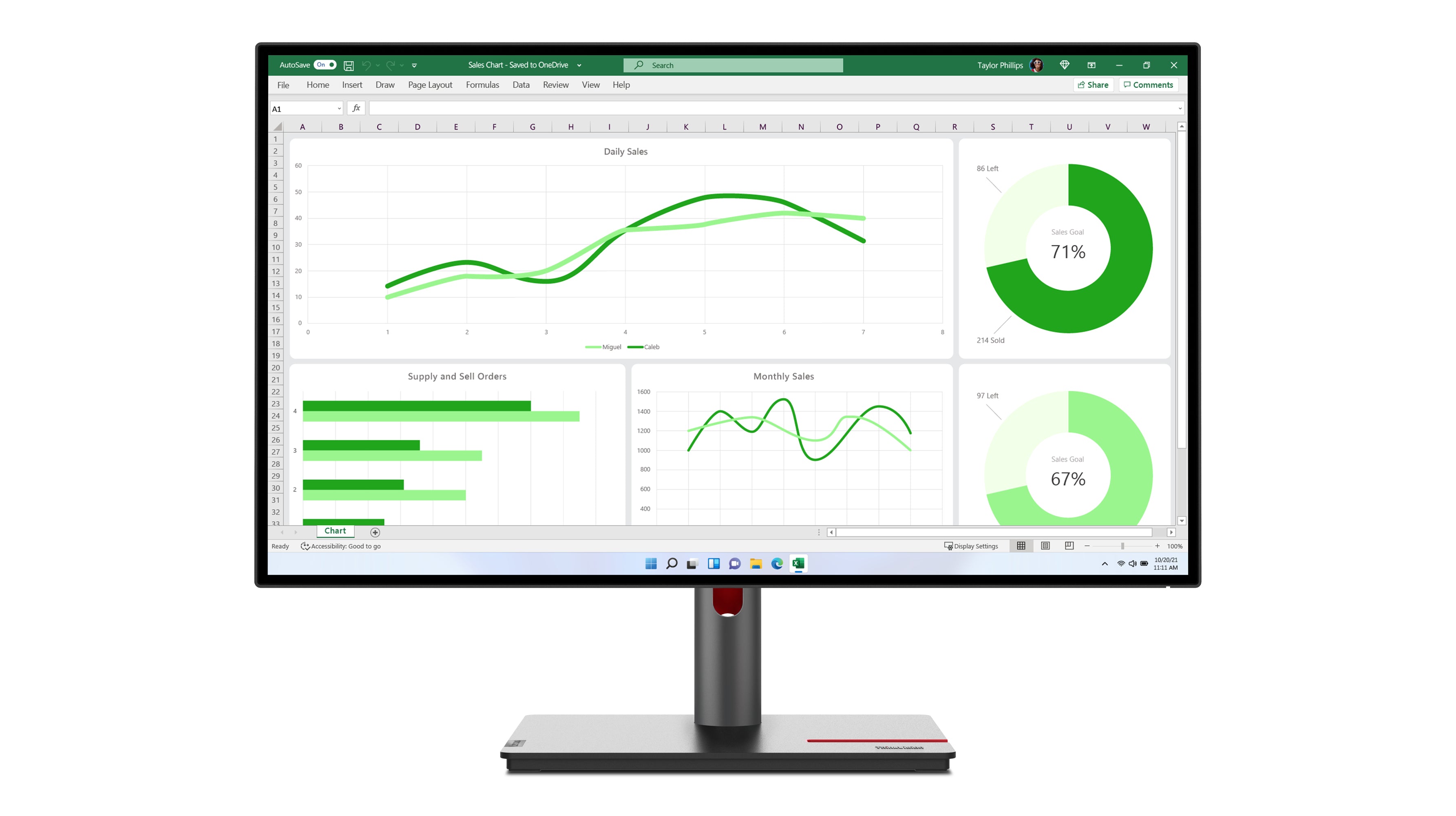 www.electricalstuff.se ElectricalStuff.se Lenovo ThinkVision P27q-30 LED display 68,6 cm (27") 2560 x 1440 pixlar Quad HD