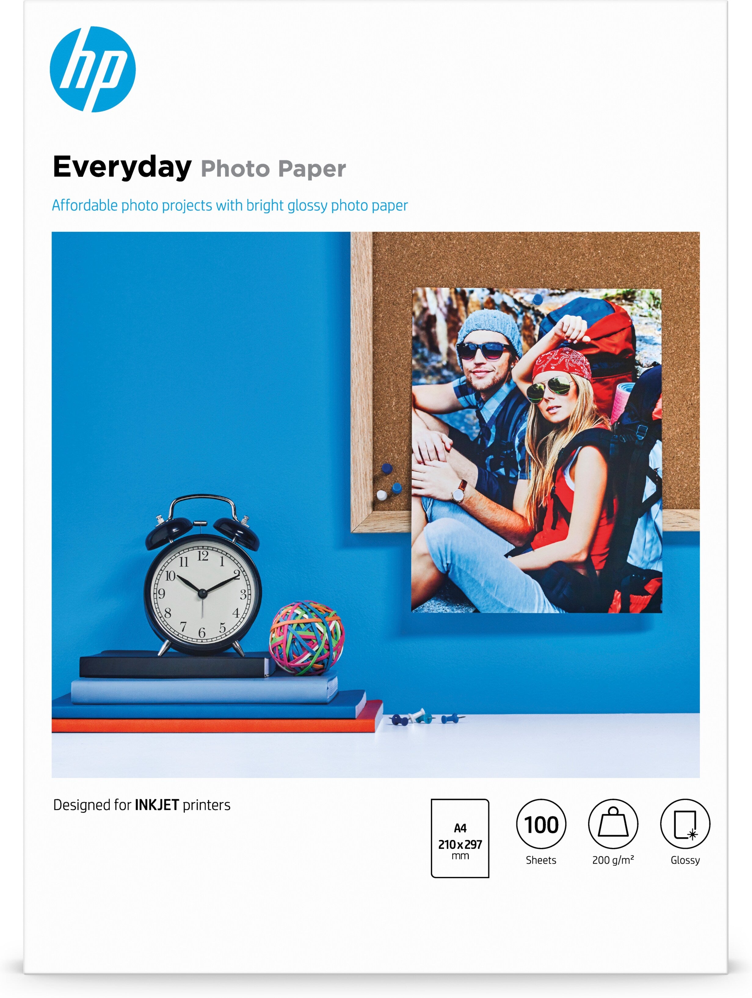 www.electricalstuff.se ElectricalStuff.se HP Everyday Photo-papper, glättat, 200 g/m2, A4 (210 x 297 mm), 100 ark HP Q2510