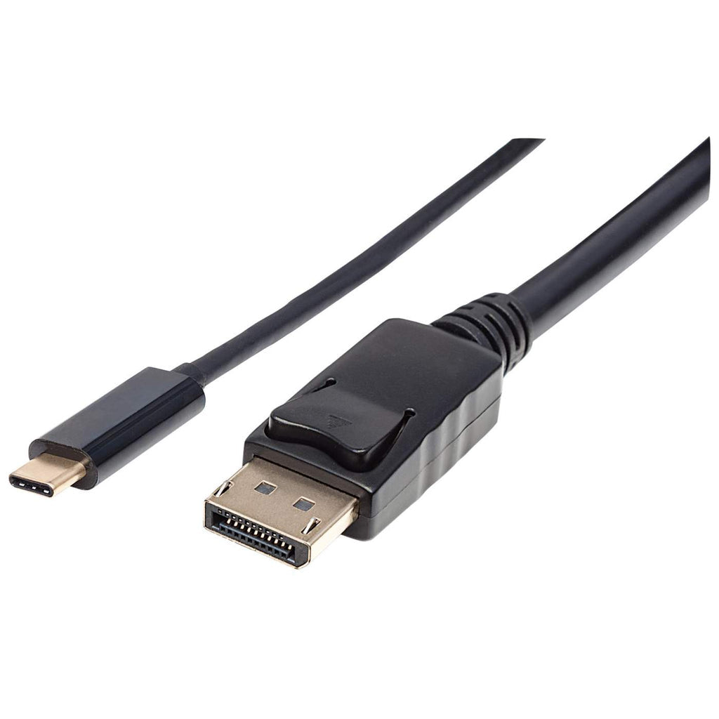 www.electricalstuff.se ElectricalStuff.se Manhattan 152464 videokabeladapter 2 m USB Type-C DisplayPort Svart Manhattan 15