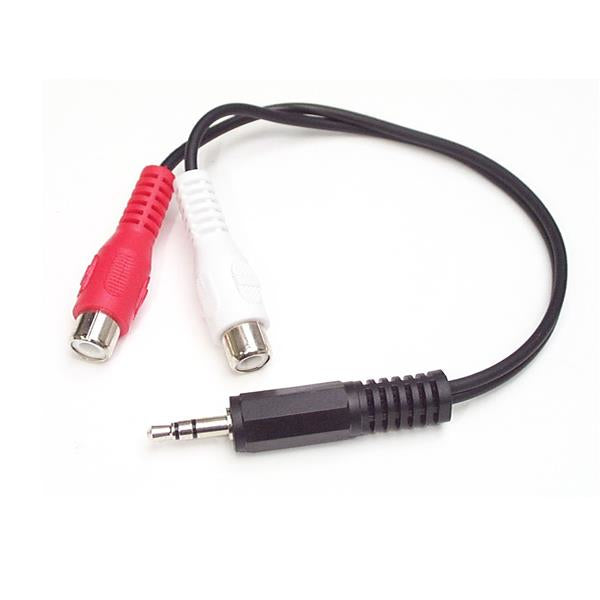 www.electricalstuff.se ElectricalStuff.se StarTech.com MUMFRCA ljudkabel 0,15 m 3,5mm 2 x RCA Svart StarTech.com MUMFRCA 0