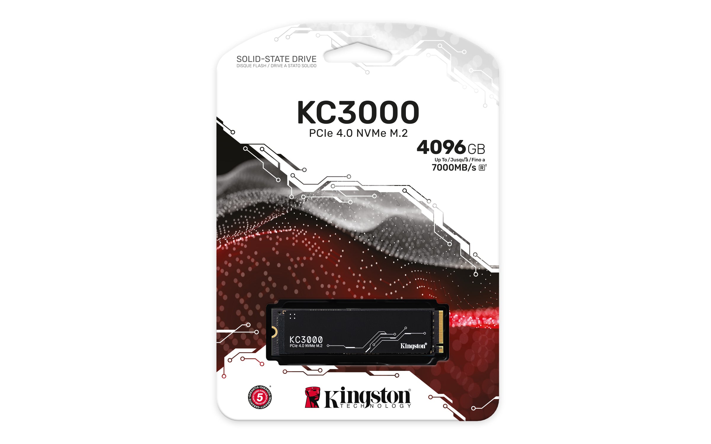 årddisk KC3000 www.electricalstuff.se ElectricalStuff.se Kingston Technology KC3000 4,1 TB M.2 PCI Express 4.0 NVMe 3D T