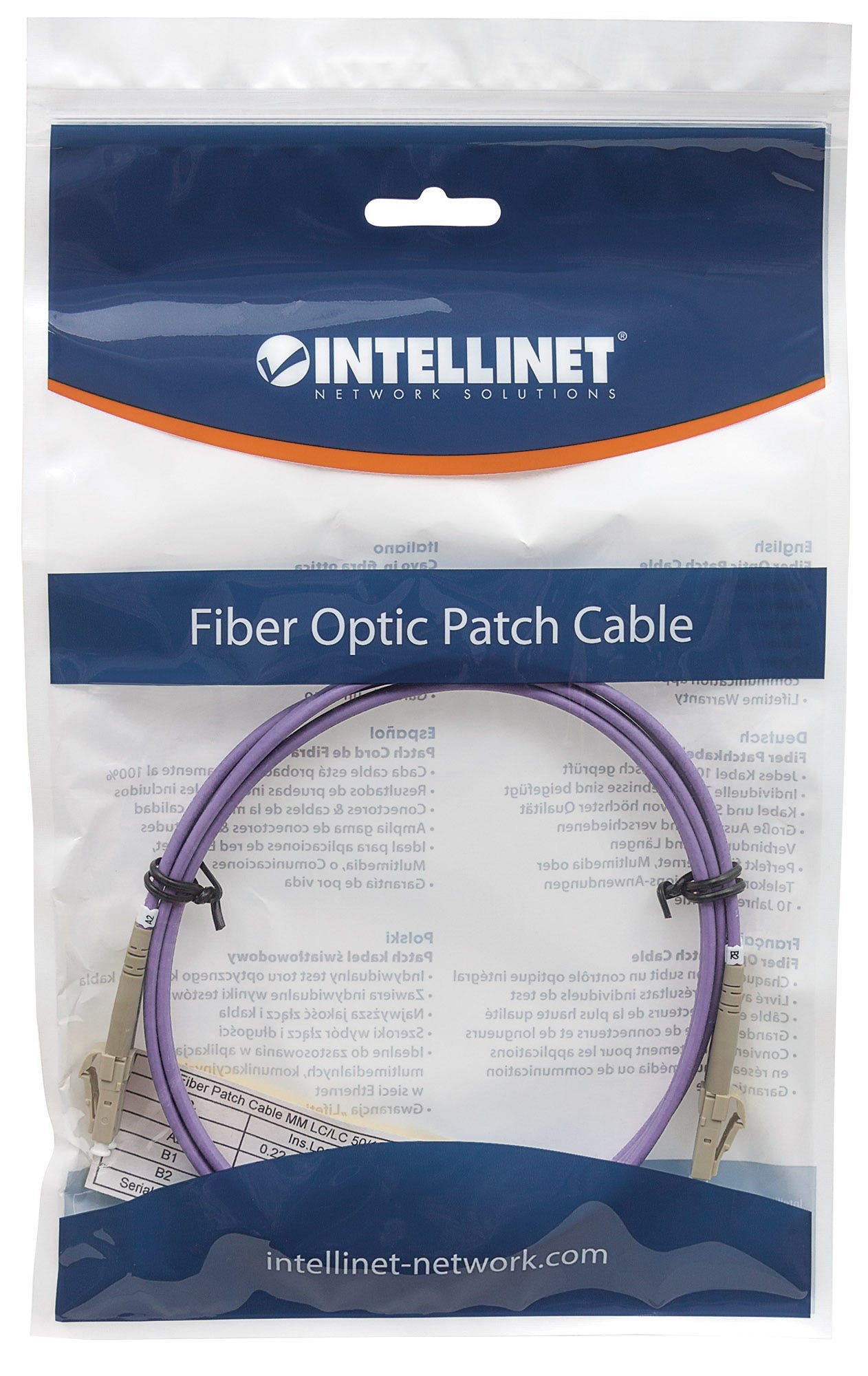 m LC Violett Intellinet 750882 0766623750882|766623750882 InfiniBand och Fiberoptiska Kablar 750882 www.electricalstuff.se