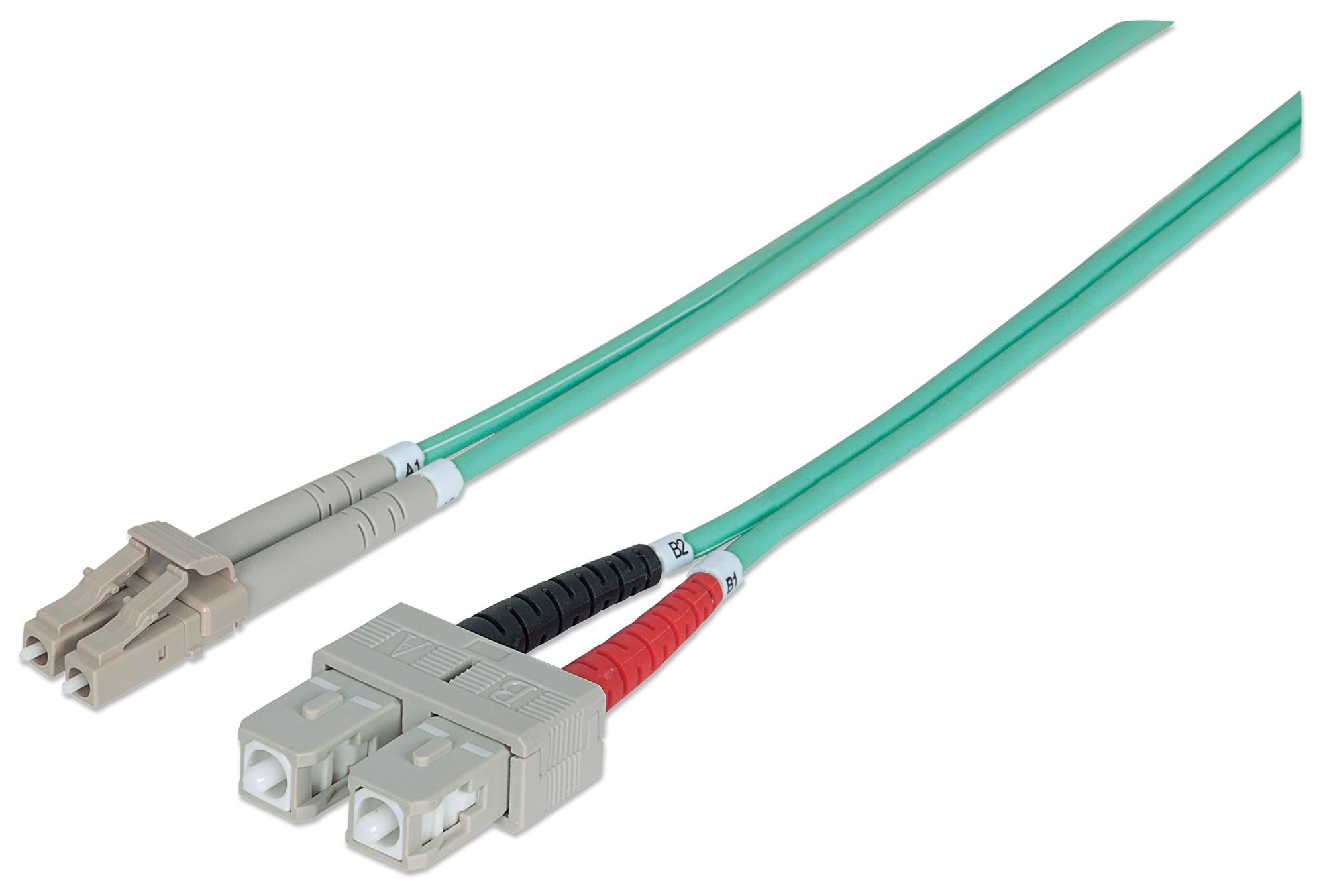 www.electricalstuff.se ElectricalStuff.se Intellinet 750158 InfiniBand och fiberoptisk kabel 2 m LC SC Aqua Intellinet 750