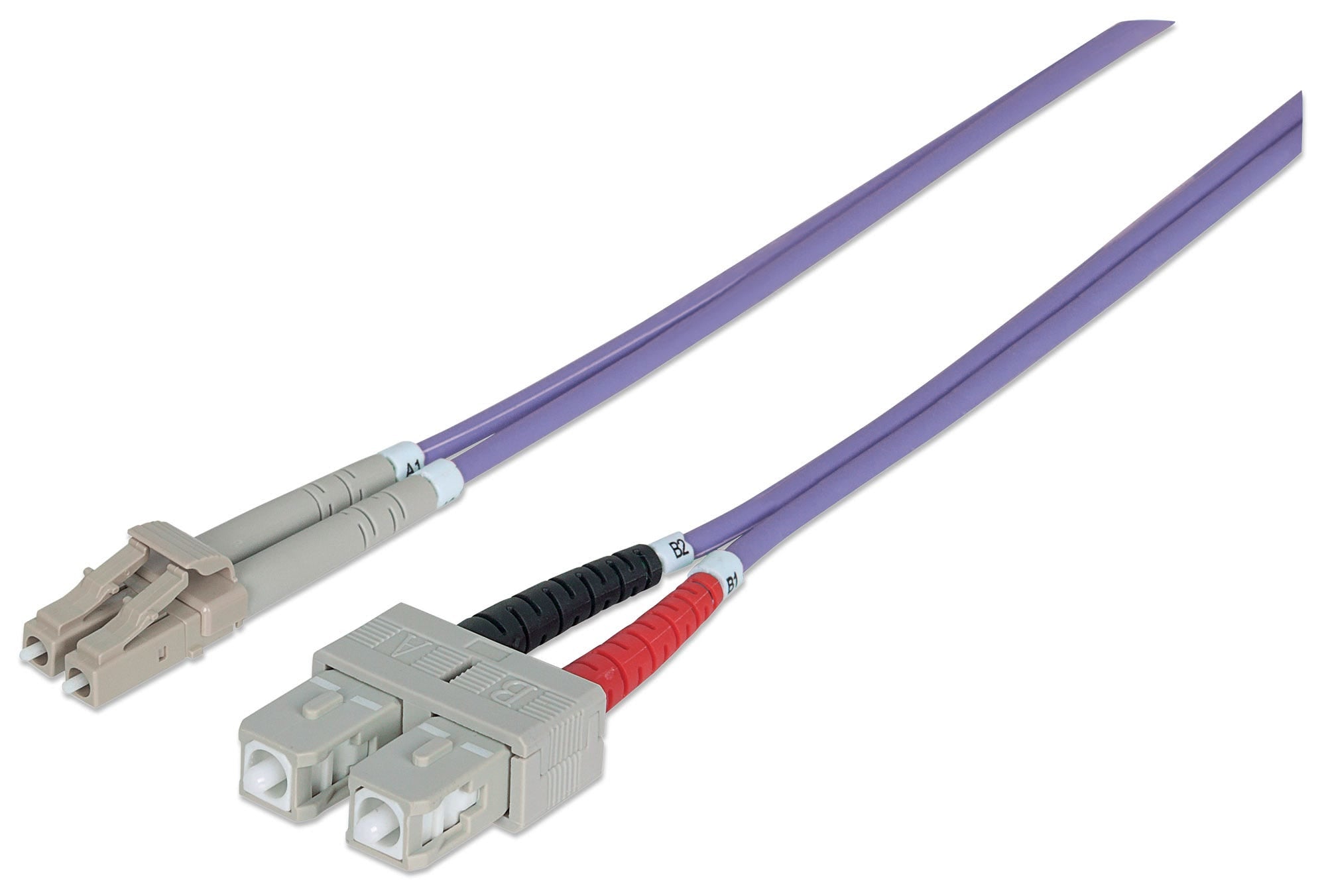 www.electricalstuff.se ElectricalStuff.se Intellinet 751049 InfiniBand och fiberoptisk kabel 1 m LC SC Violett Intellinet