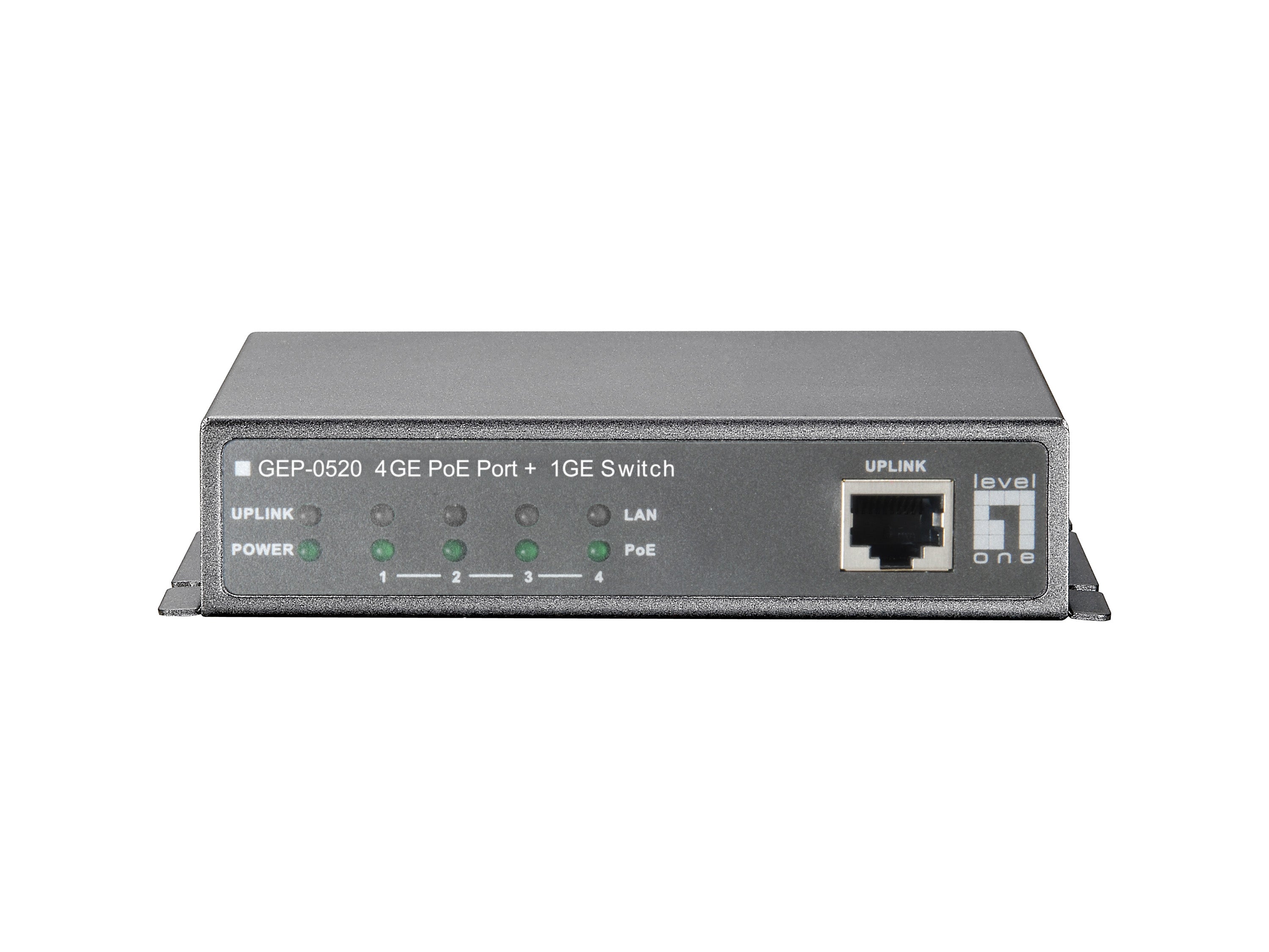 calStuff.se LevelOne GEP-0520 nätverksswitchar Gigabit Ethernet (10/100/1000) Strömförsörjning via Ethernet (PoE) stöd Sva