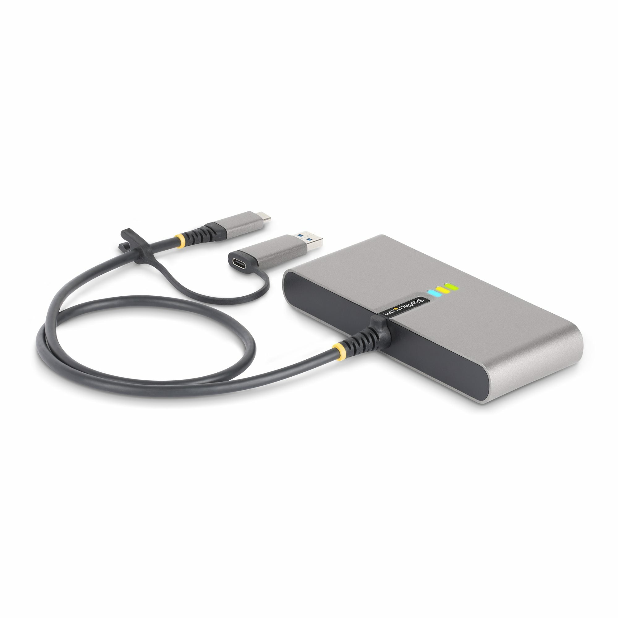 el, 100 W pass-through-strömförsörjning, 2x USB-A 5 Gbps, Gigabit Ethernet, RS232 seriell (FTDI) StarTech.com 5G2A1SGBB-USB-