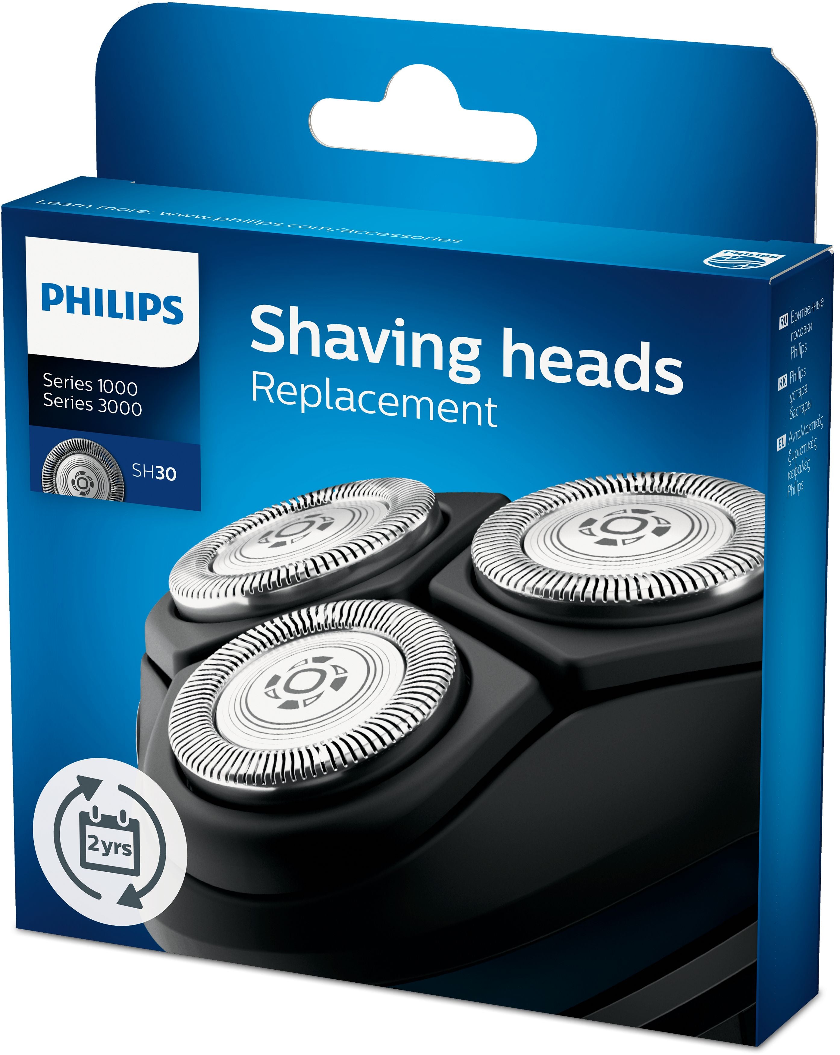 10103767091 Rakningstillbehör SHAVER Series 3000 Shaver series 3000 SH30/50 Rakhuvuden www.electricalstuff.se ElectricalStu