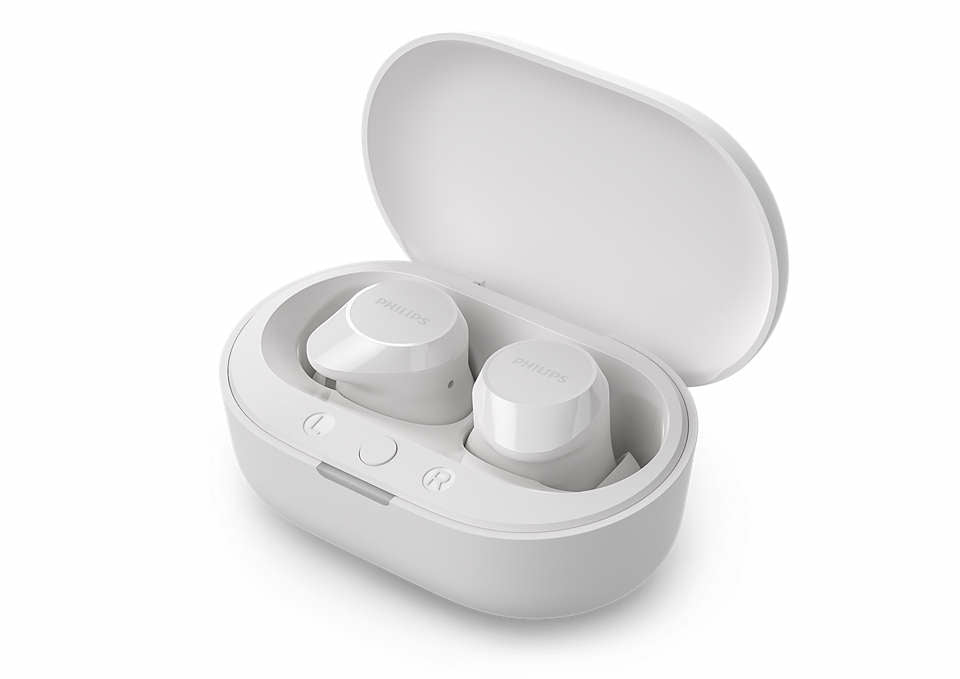 alStuff.se Philips TAT1209WT/00 hörlur och headset True Wireless Stereo (TWS) I öra Samtal/musik Bluetooth Vit Philips TAT