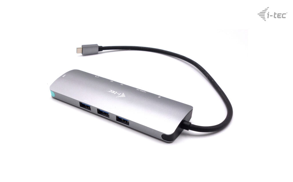 atorer Kabel USB 3.2 Gen 1 (3.1 Gen 1) Type-C Silver, Turkos i-tec C31NANODOCKLANPD 8595611702907 Dockningsstationer För Bär